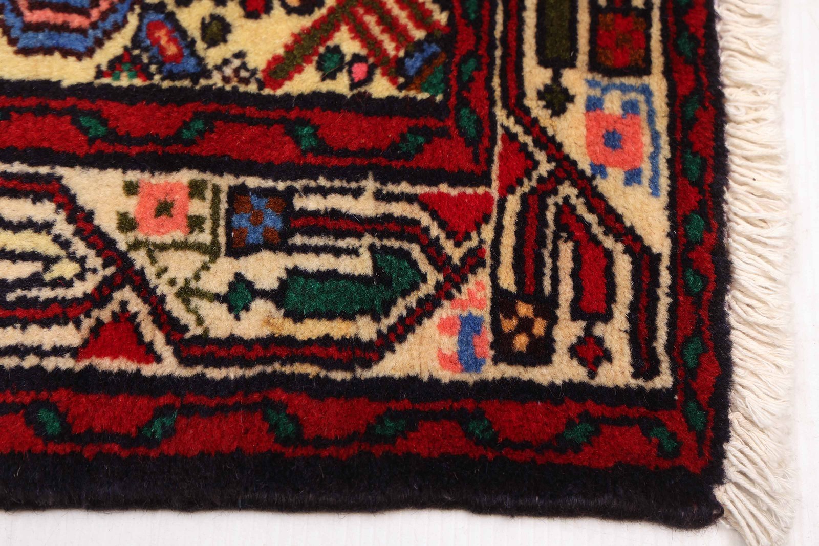 Vintage Hand-knotted Runner Rug 2’10” x 9’5″ Traditional Oriental Wool Carpet