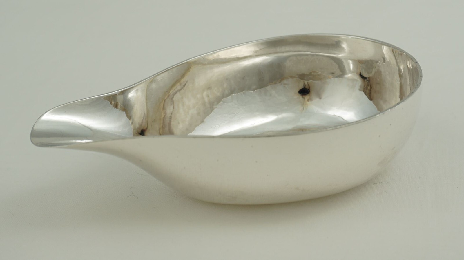 Georgian Silver Pap Boat, London 1756, William Justis, 114mm, 62g.
