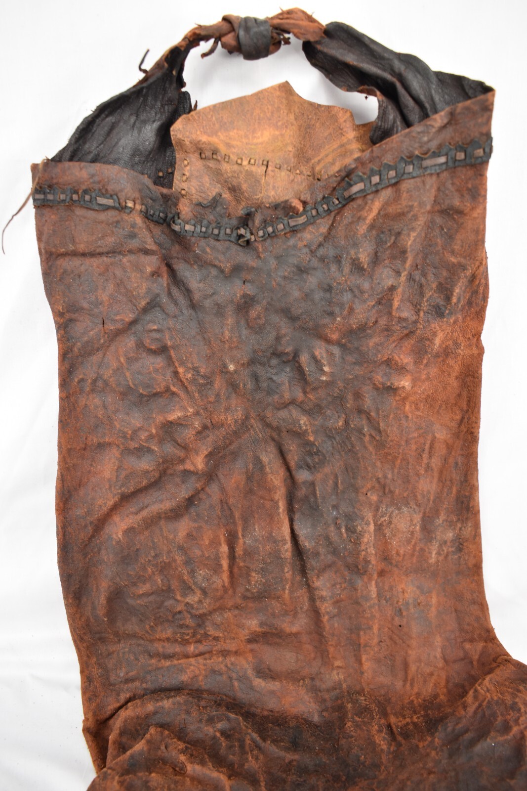 Antique Bedouin Middle Eastern Traditionlal Tribal Leather Handbag