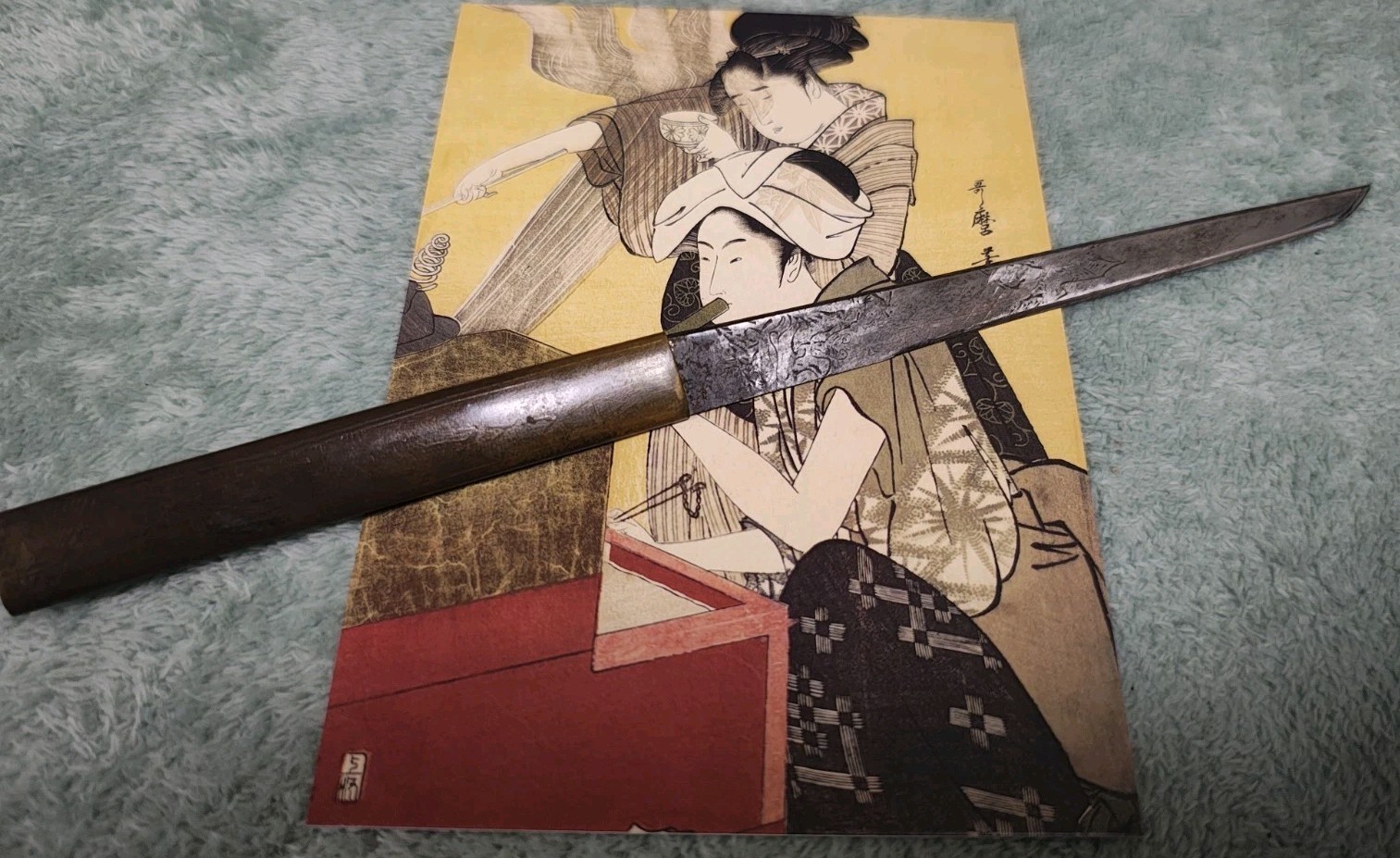 【Plain‼ 】 Kozuka knife handle blade Japan antique art edo！