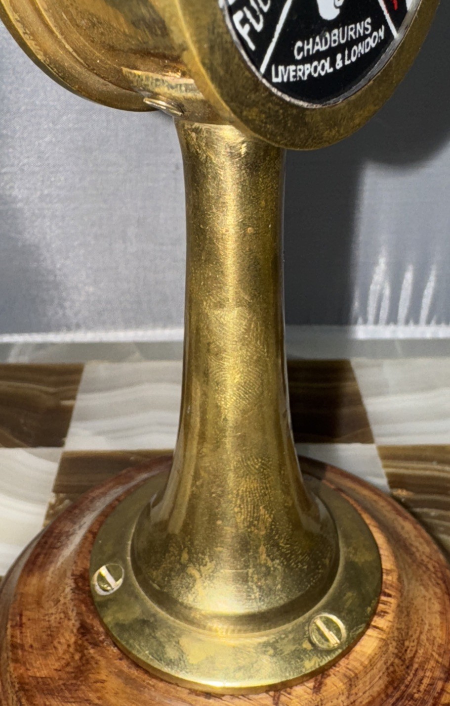 Vintage Brass Ship’s Engine Order Telegraph Nautical Marine Collectible 7″