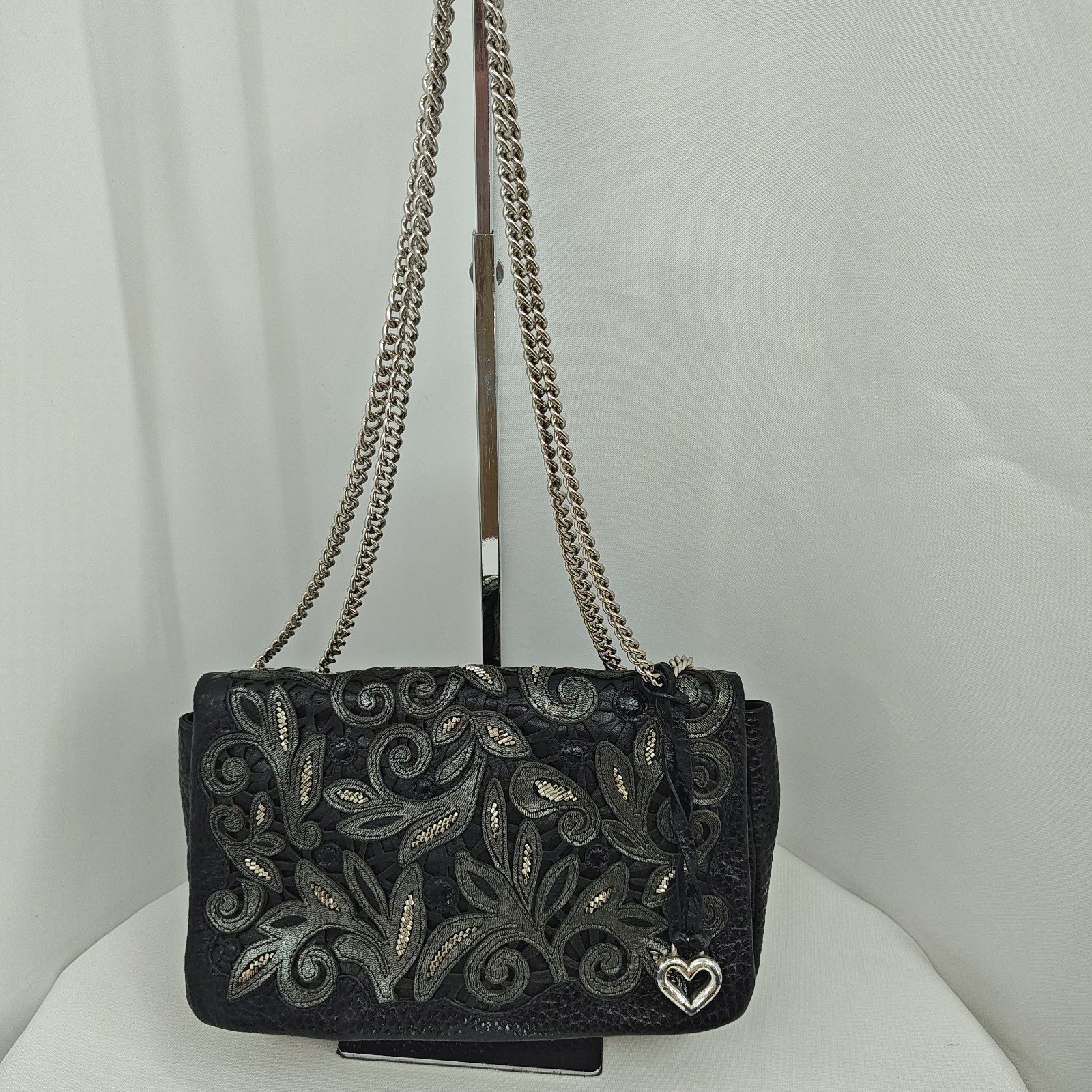 Brighton Masterpiece Collection CATCH THE MOON LUNA Leather Shoulder Handbag