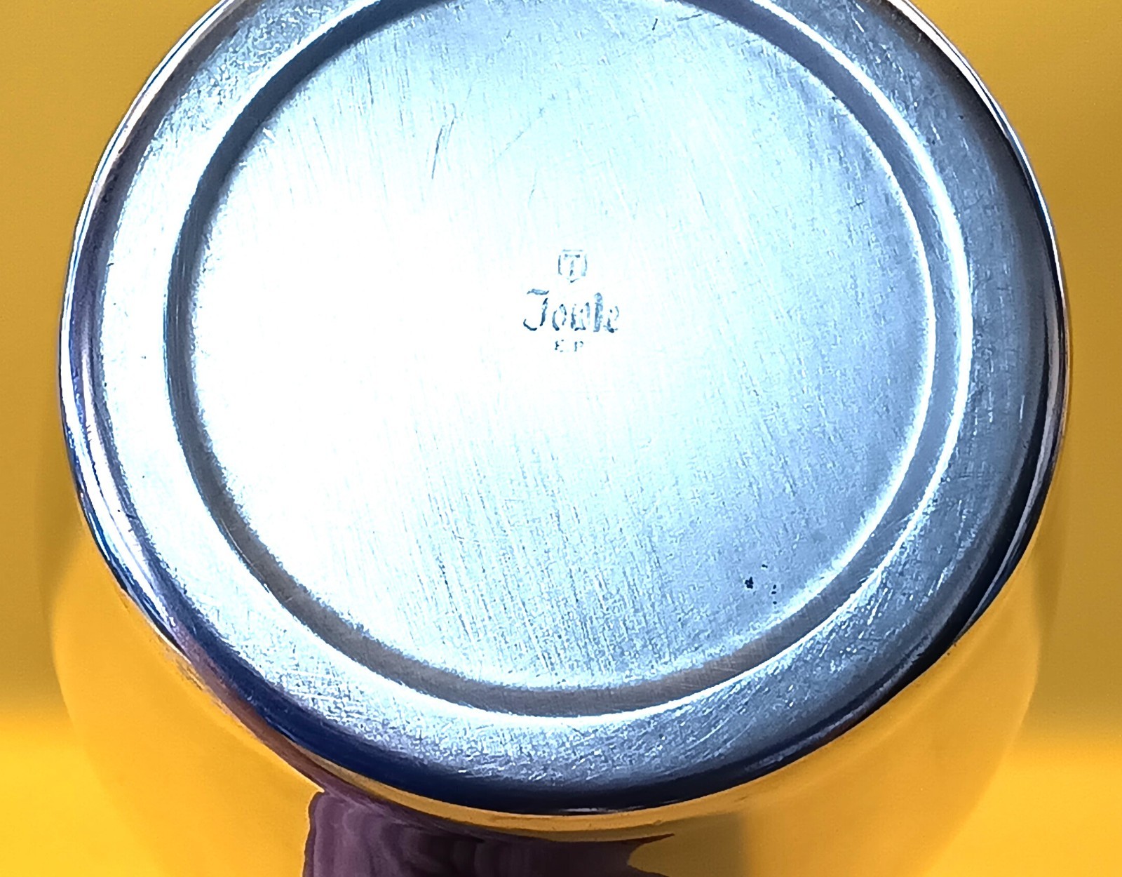 Vintage Lancaster Rose TOWLE Silversmith Silver WATER PICTUREr w/ Ice Guard