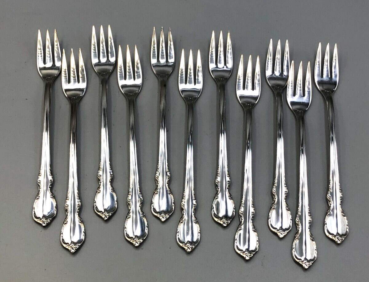 Reflection by 1847 Rogers silverplate- group of 12 Cocktail Forks 5.5″