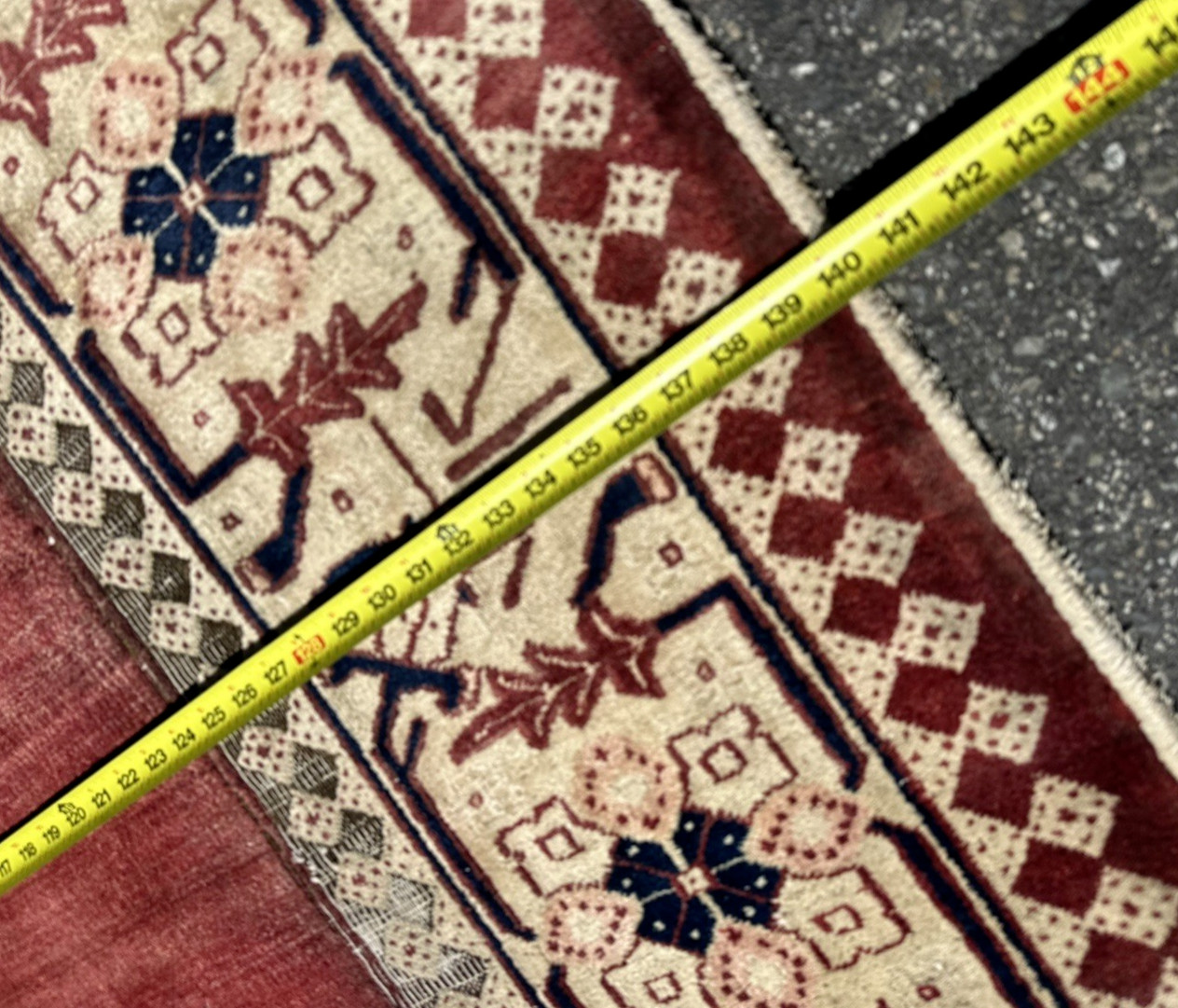 Auth: 19th C Antique Agra Rug Elegant Unique Sophisticated Decor Brick 12×17