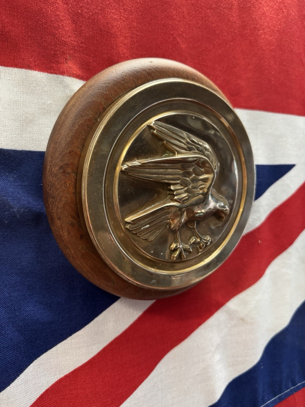 Fantastic 19thC Royal Navy HMS Sparrowhawk Cannon Plug or Tampion
