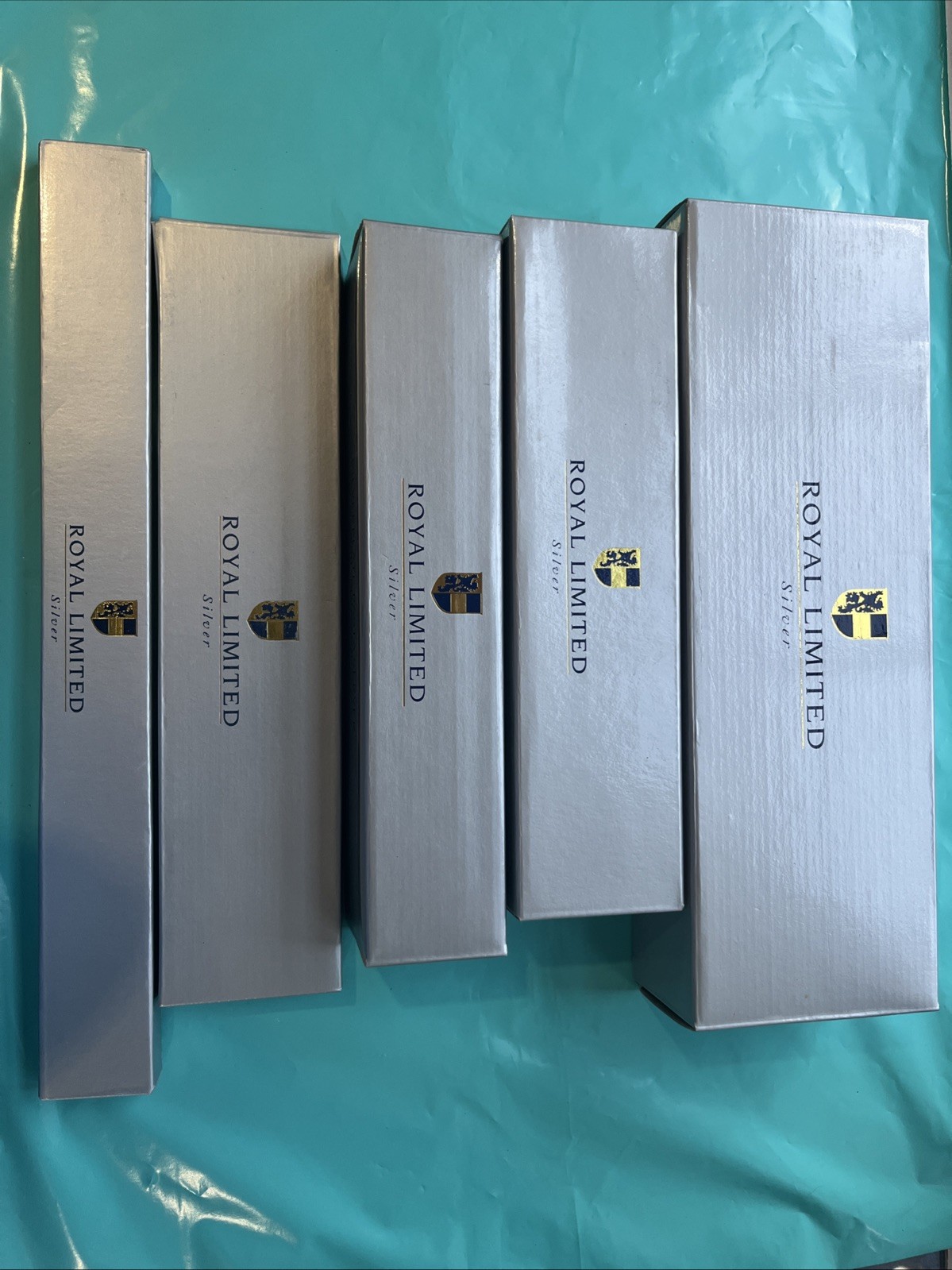 Royal Limited Silverplate with Gold Accent Set Of 5 Serving Utensils
