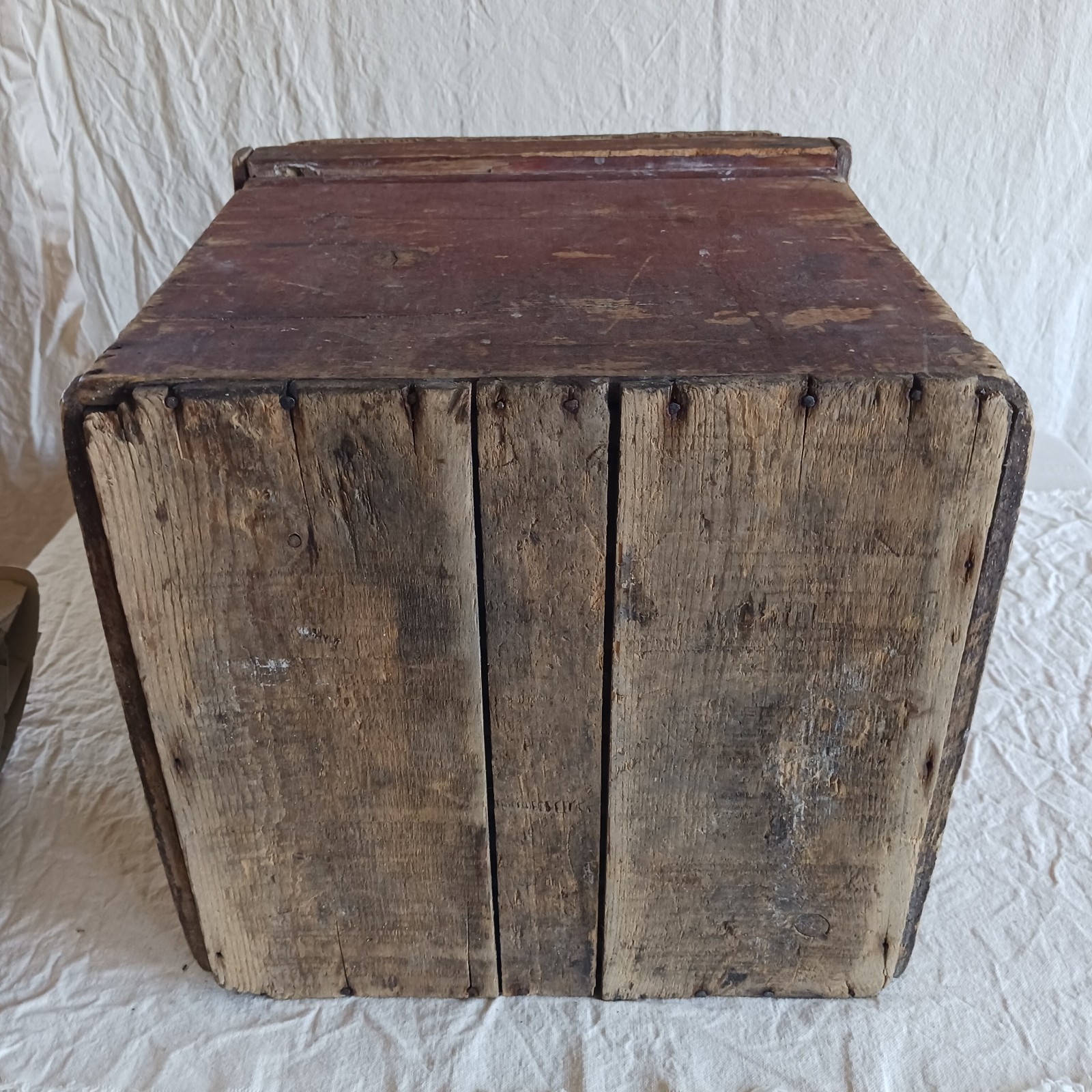 Antique Wooden Egg Crate