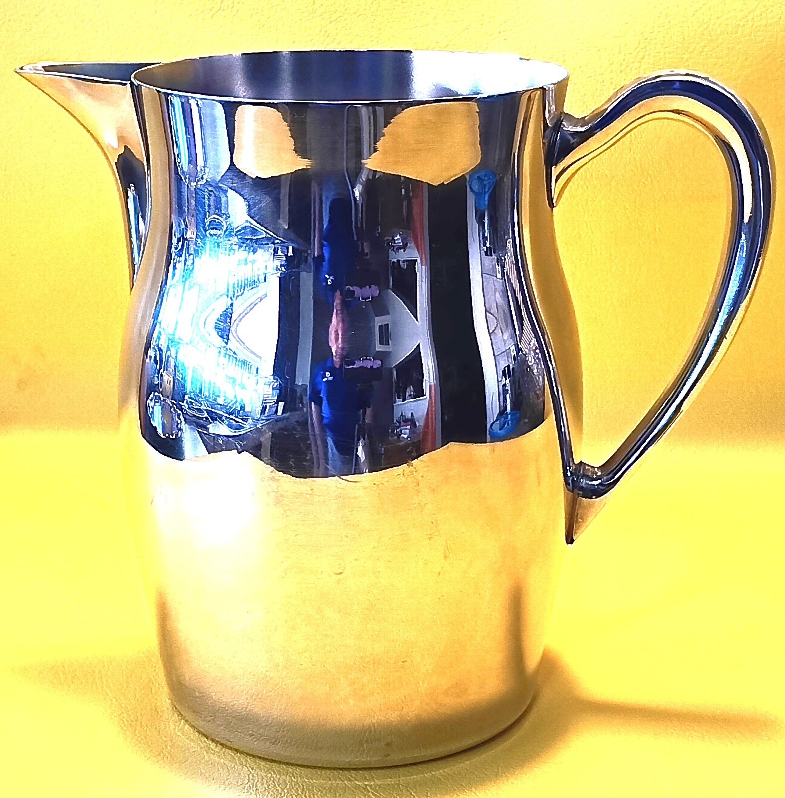 Vintage Lancaster Rose TOWLE Silversmith Silver WATER PICTUREr w/ Ice Guard
