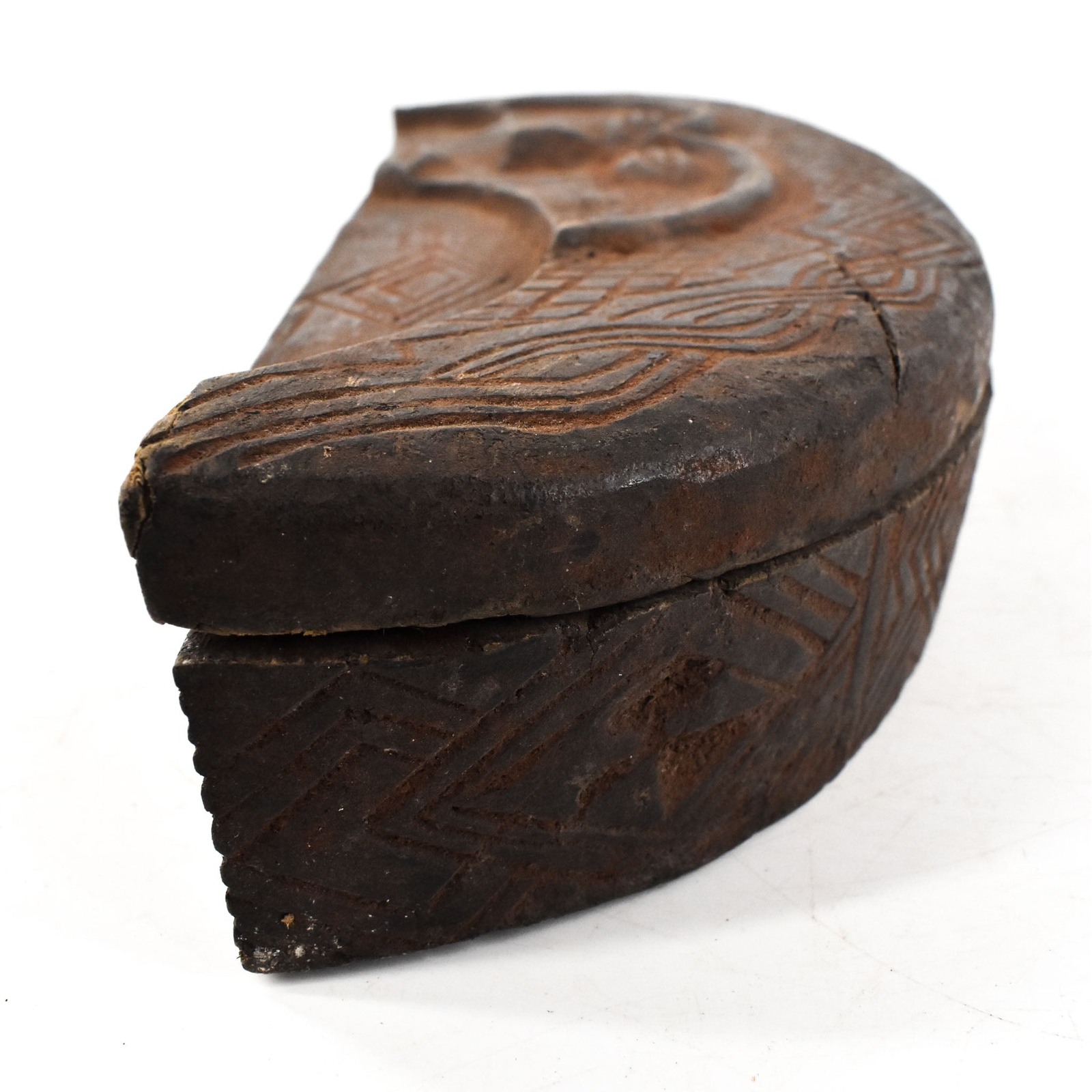 Kuba Wood Container Congo
