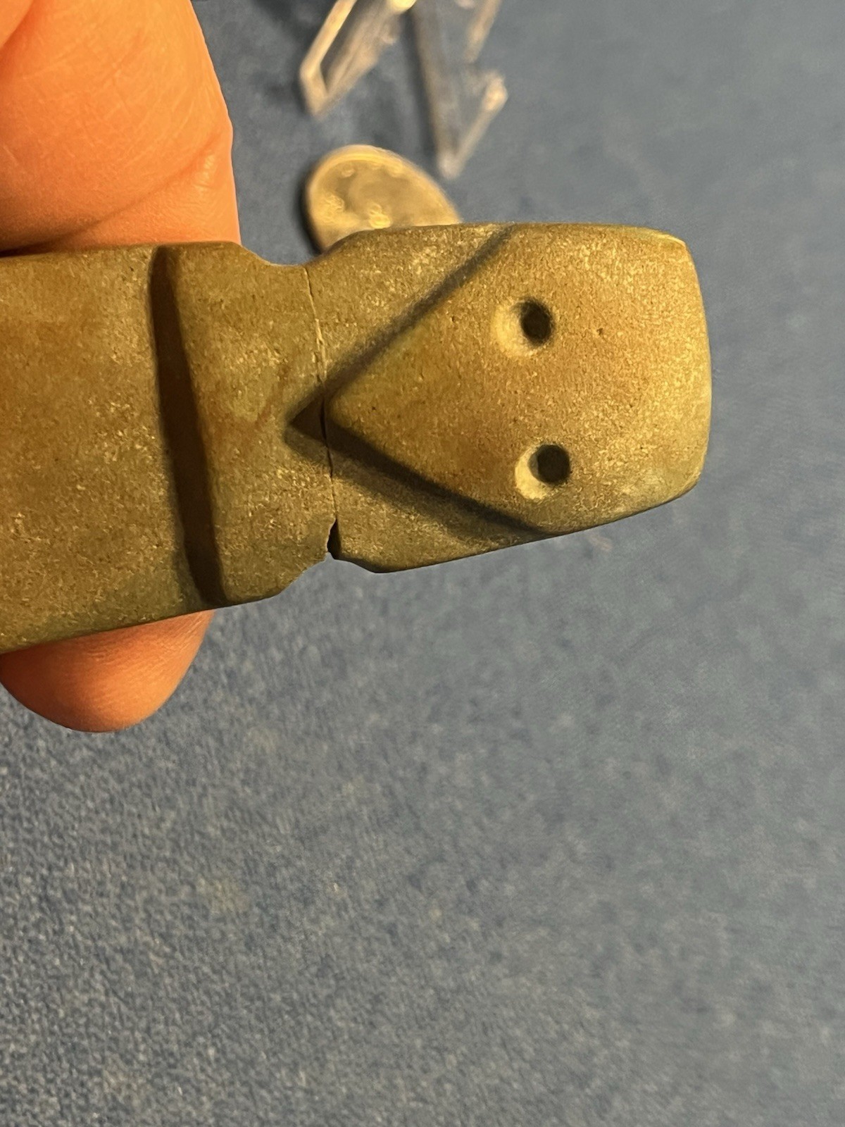 Nicoya Jade Axe God PreColumbian Ancient Artifact Guanacaste Mayan Costa Rica #5