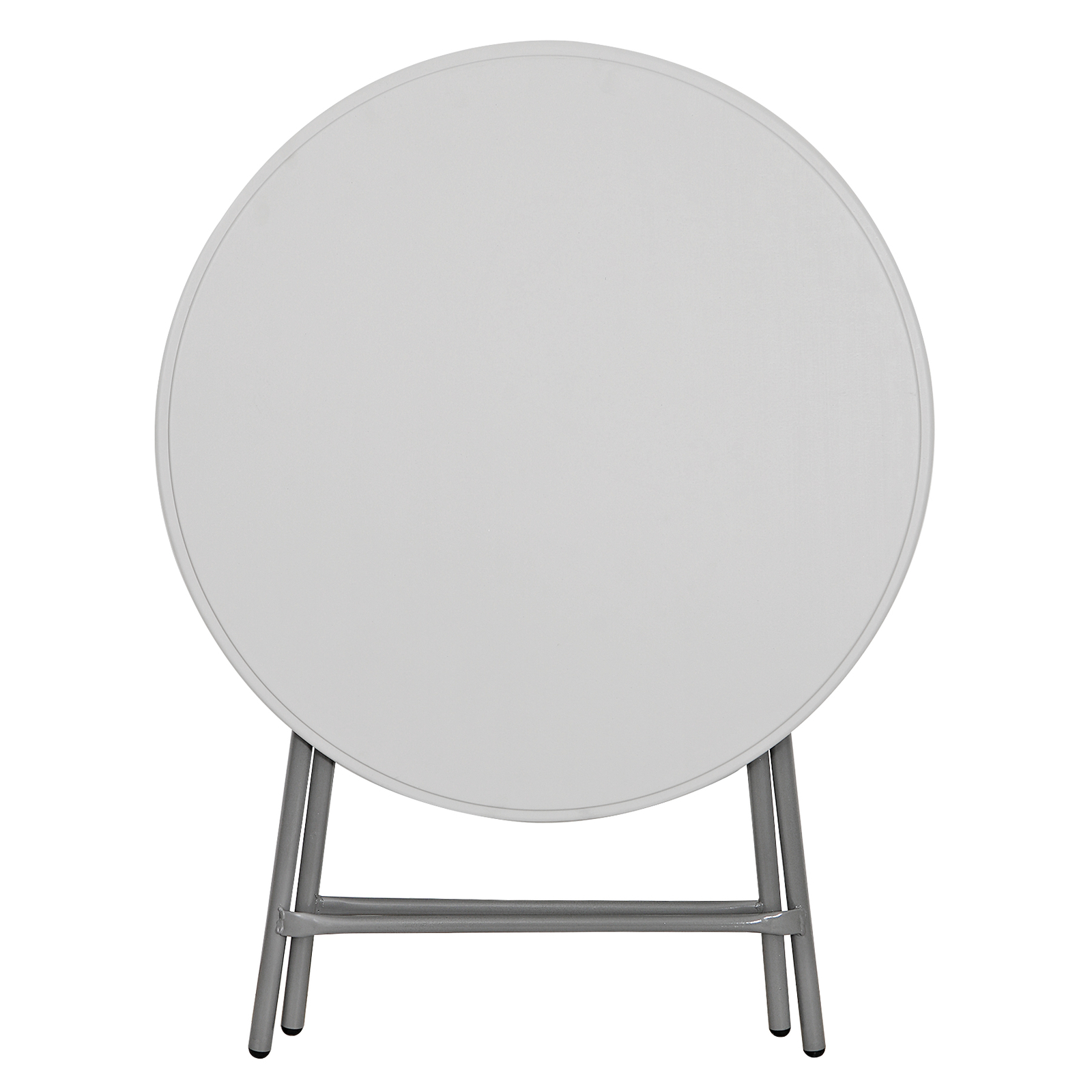 32″ Folding Table Round Plastic Cafe Dining Card Table In/Outdoor Party White