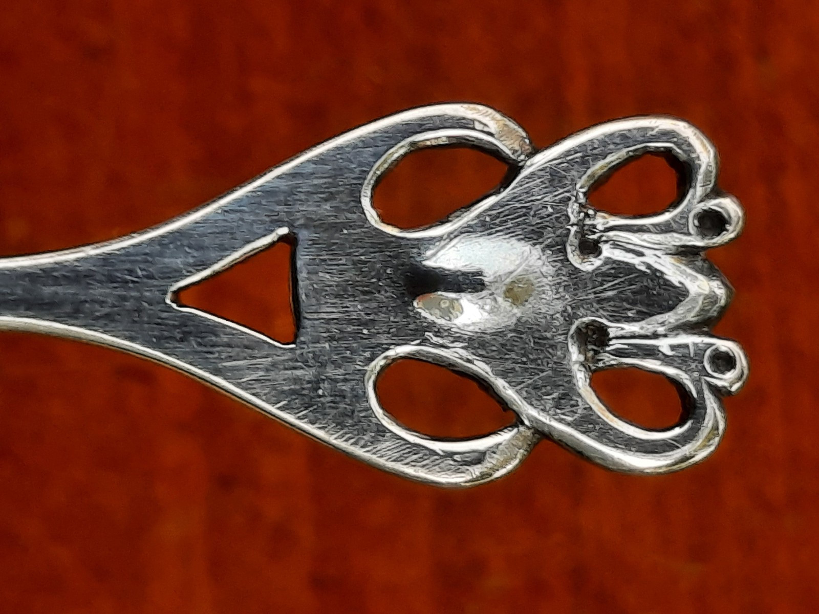 Sterling English Cooper Brothers & Sons Arts & Crafts Demitasse Spoon, No Mono