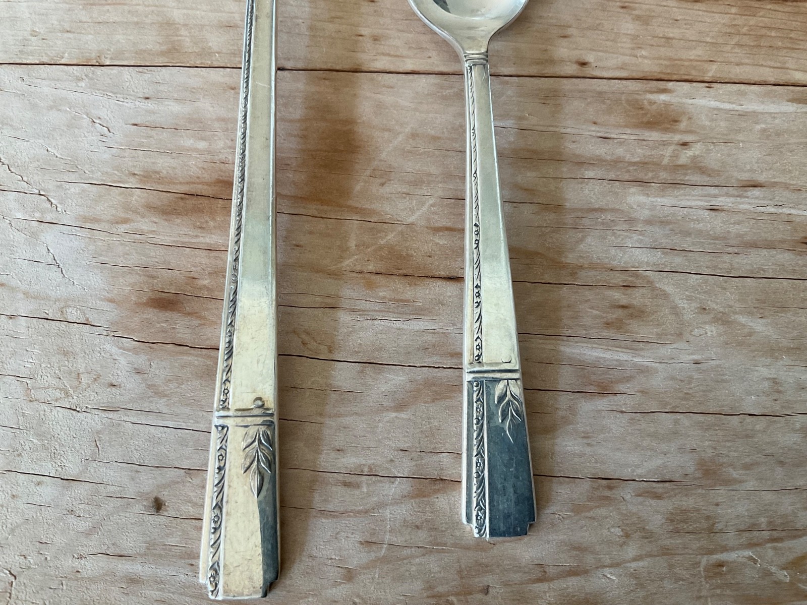Oneida Silver Co Grenoble silverplate fork spoon cocktail demitasse seafood 6″4″