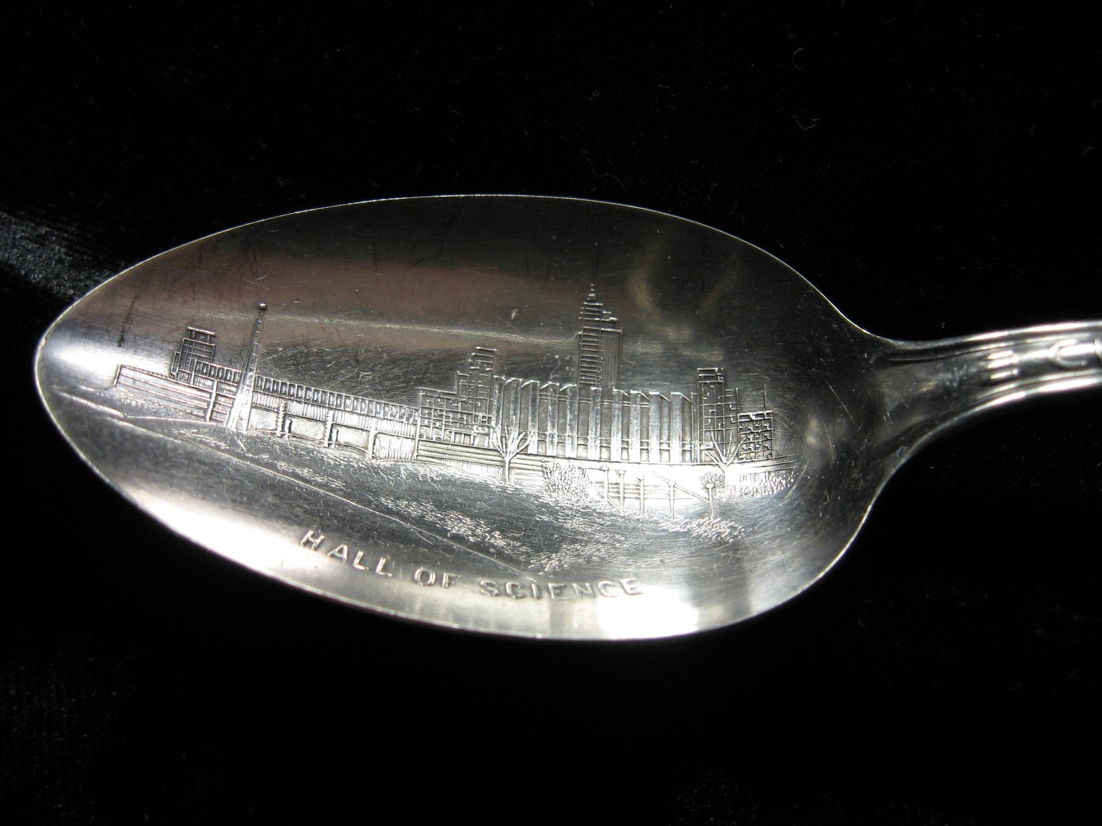 Plated silver souvenir spoon Oneida Chicago World’s Fair 1933 Hall of Science