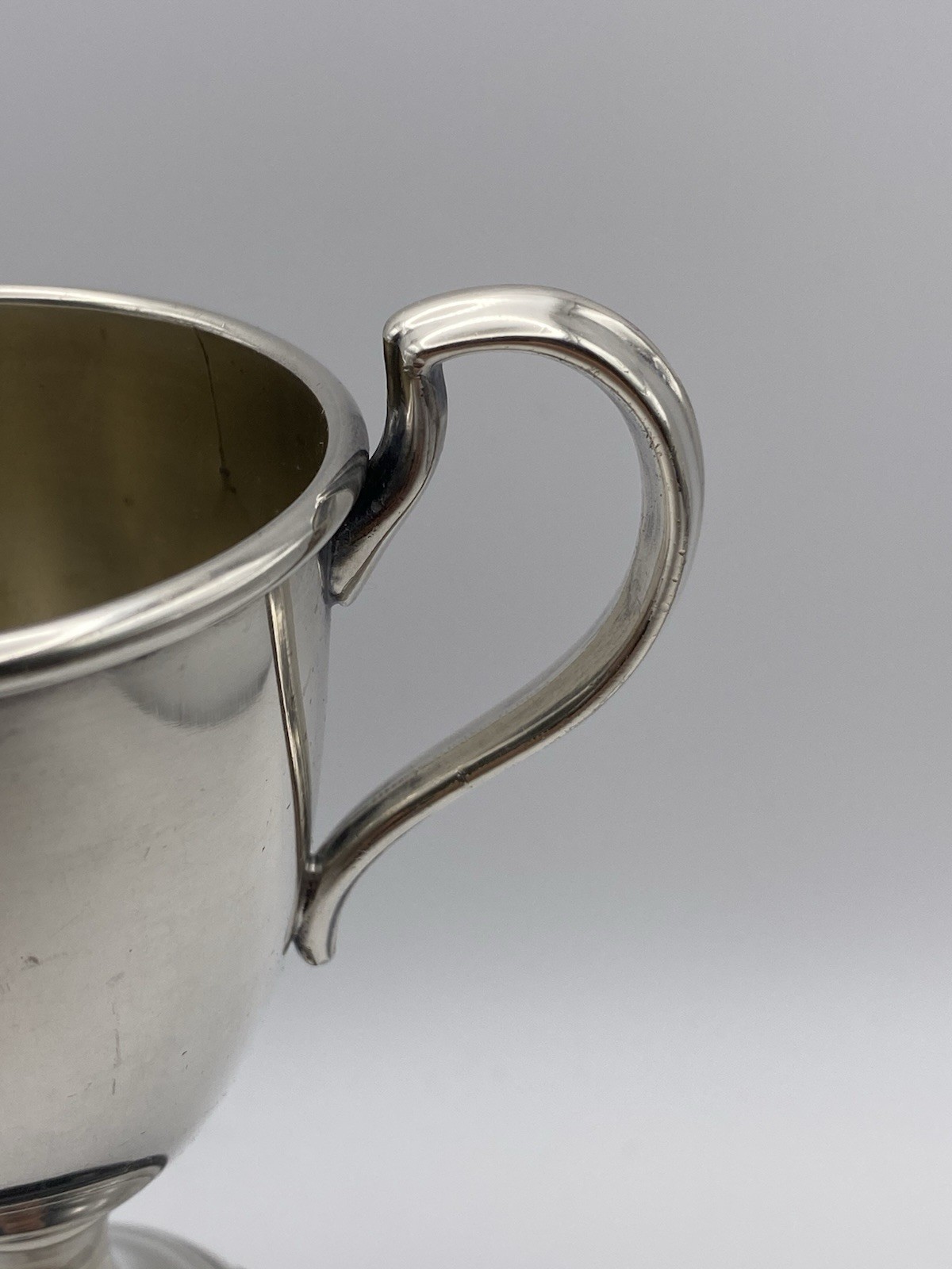 Sophisticated Silver Plate Trophy Cup – Sedgwick Farm Club 1939