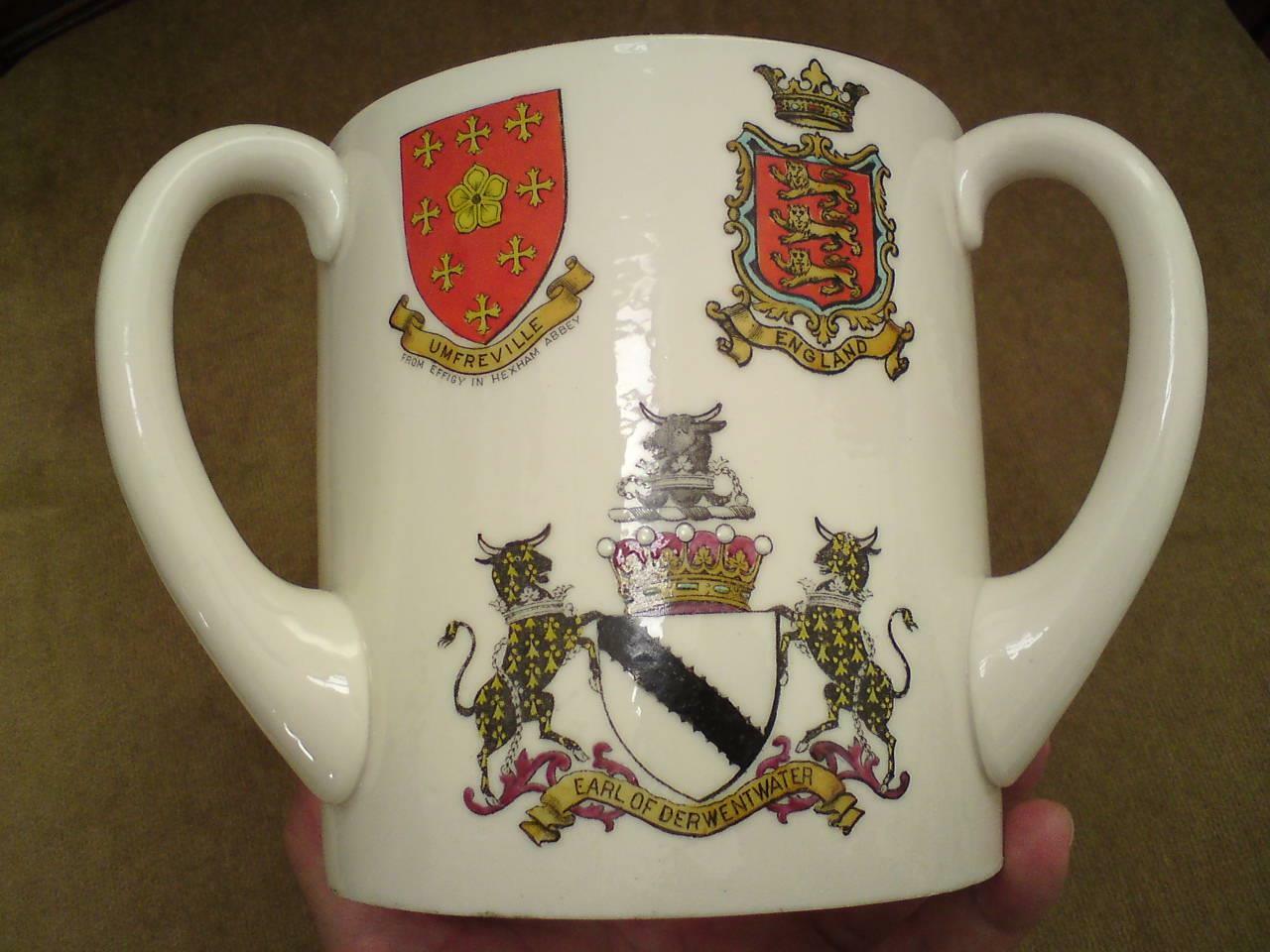 Large Victorian W.H. Goss Loving Cup James Ratcliffe Executed For Treason 1716
