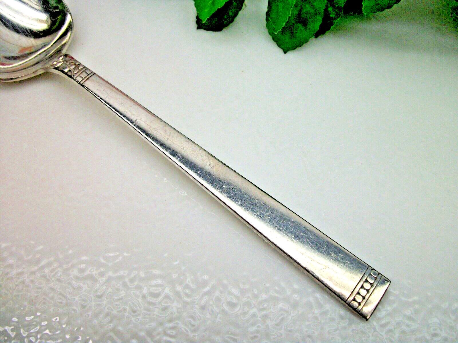 Oneida Community Silver FOREVER Silverplate Solid Serving Spoon 1939