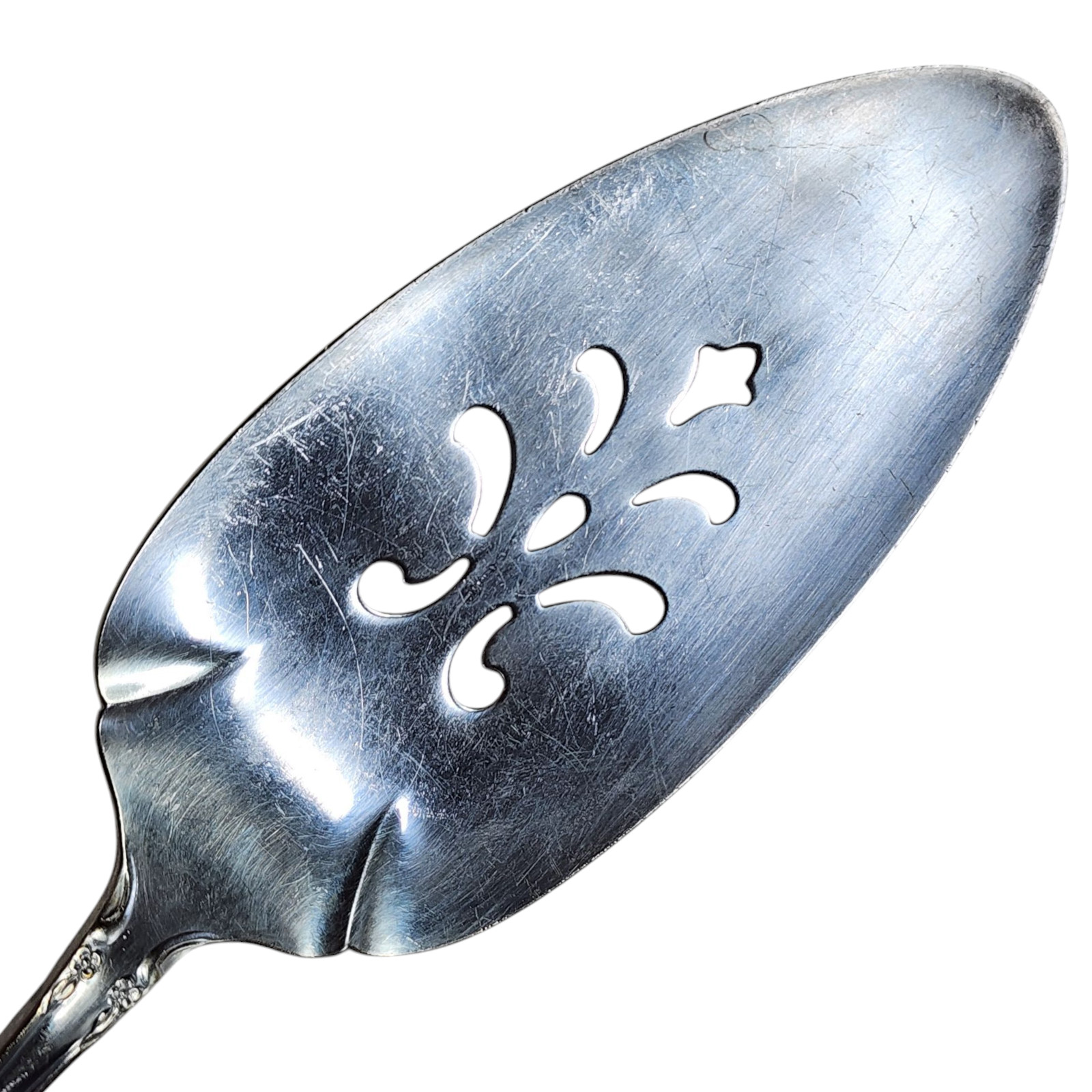 Oneida Community Fredericksburg Pierced Pie Server Silver Plate 1968 No Monogram