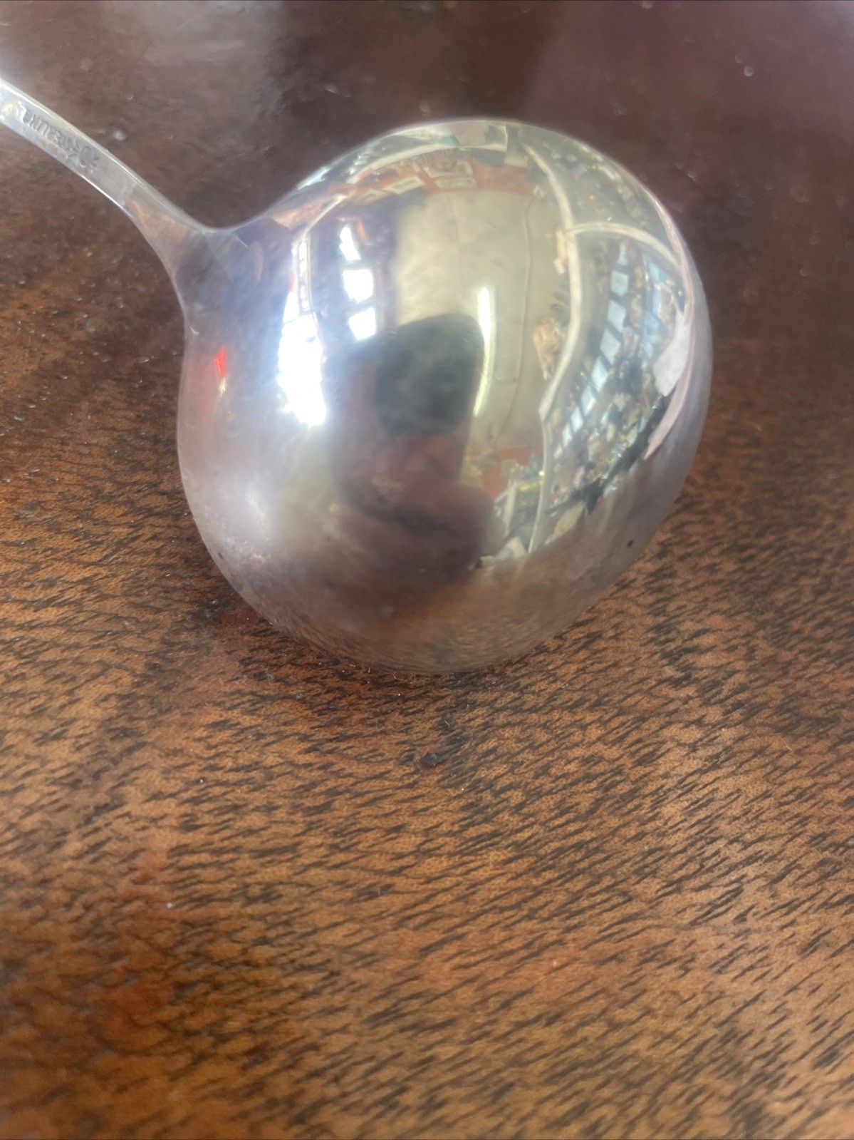 Antique Sterling Silver Cream Ladel Frank M Whiting
