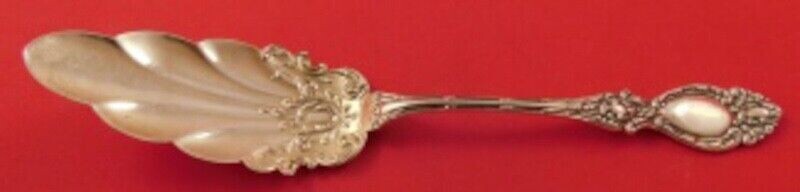 Lucerne by Wallace Sterling Silver Jelly Cake Server Gold Washed 8″ Serving