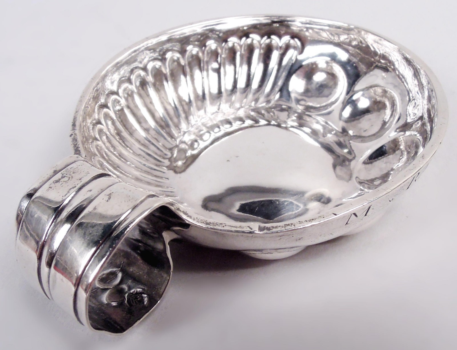 Antique Wine Taster Restauration Tastevin French Provincial Silver 1819/38