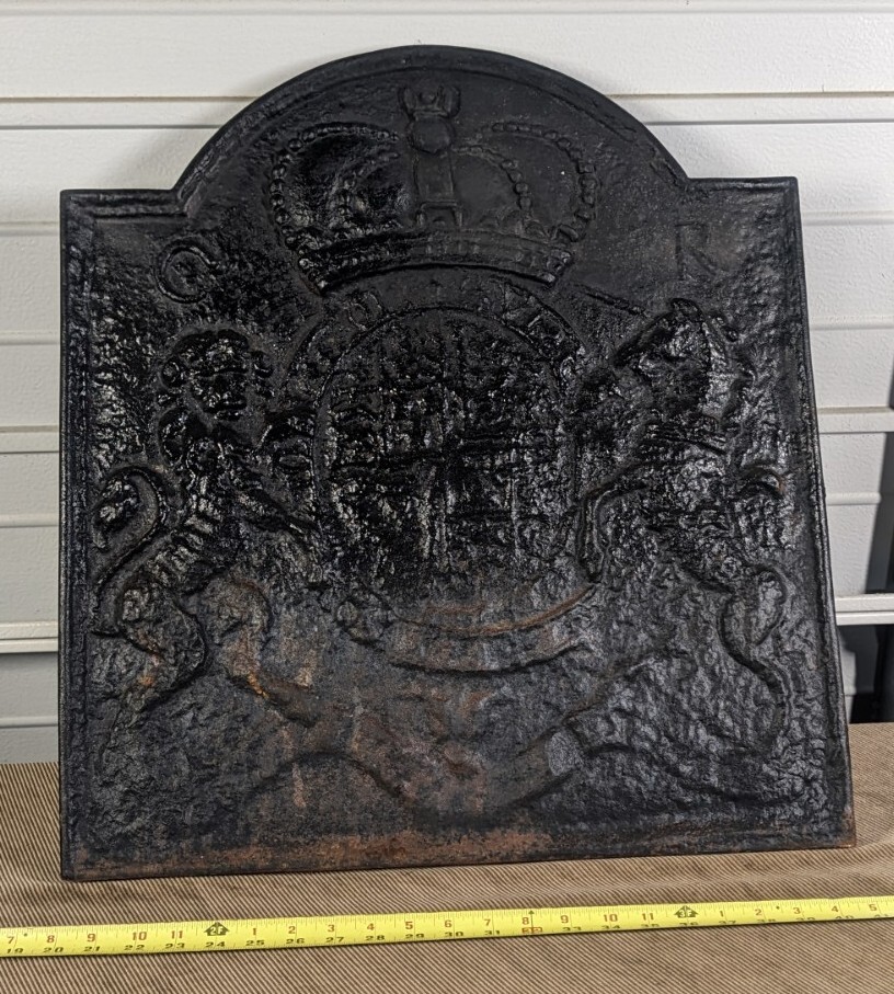 Colonial Williamsburg Thomas Elsley Cast Iron Fireback Virginia Metalcrafters