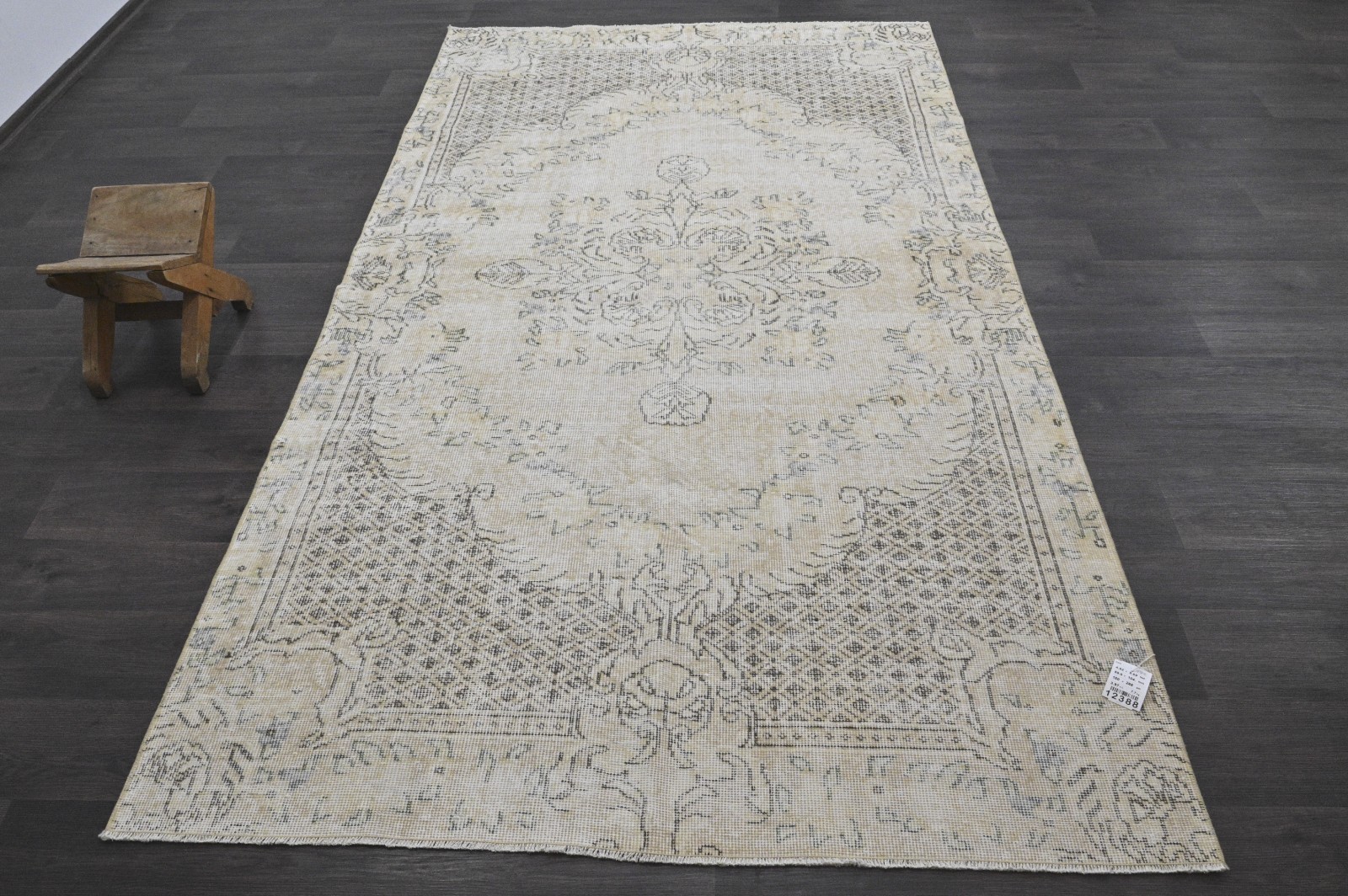 Oushak Turkish Vintage Rug 5×9 Kilim Rug Anatolian Handmade Boho Decor BEIGE