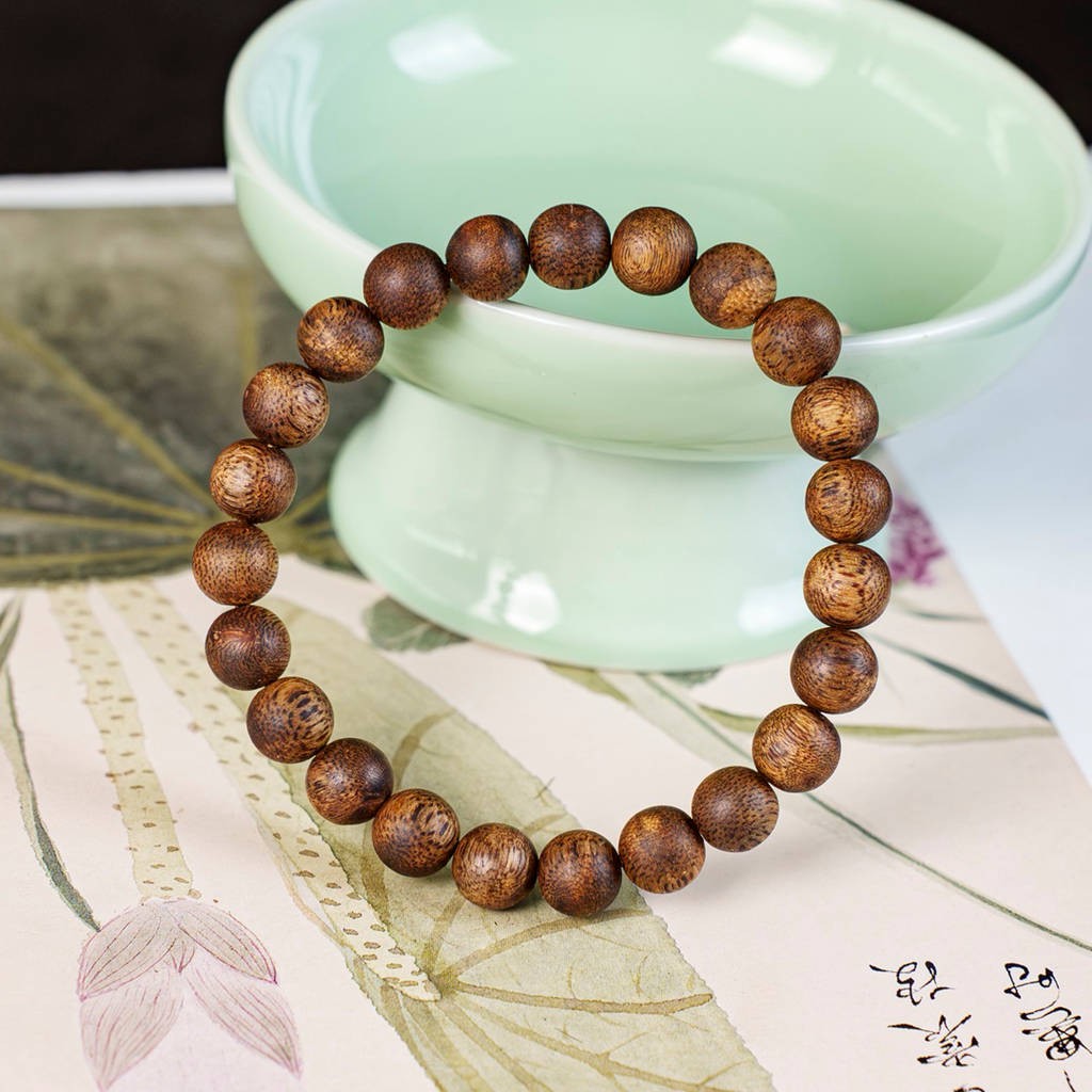 8mm Chinese Natural Eaglewood Handmade Exquisite Bracelets 16330