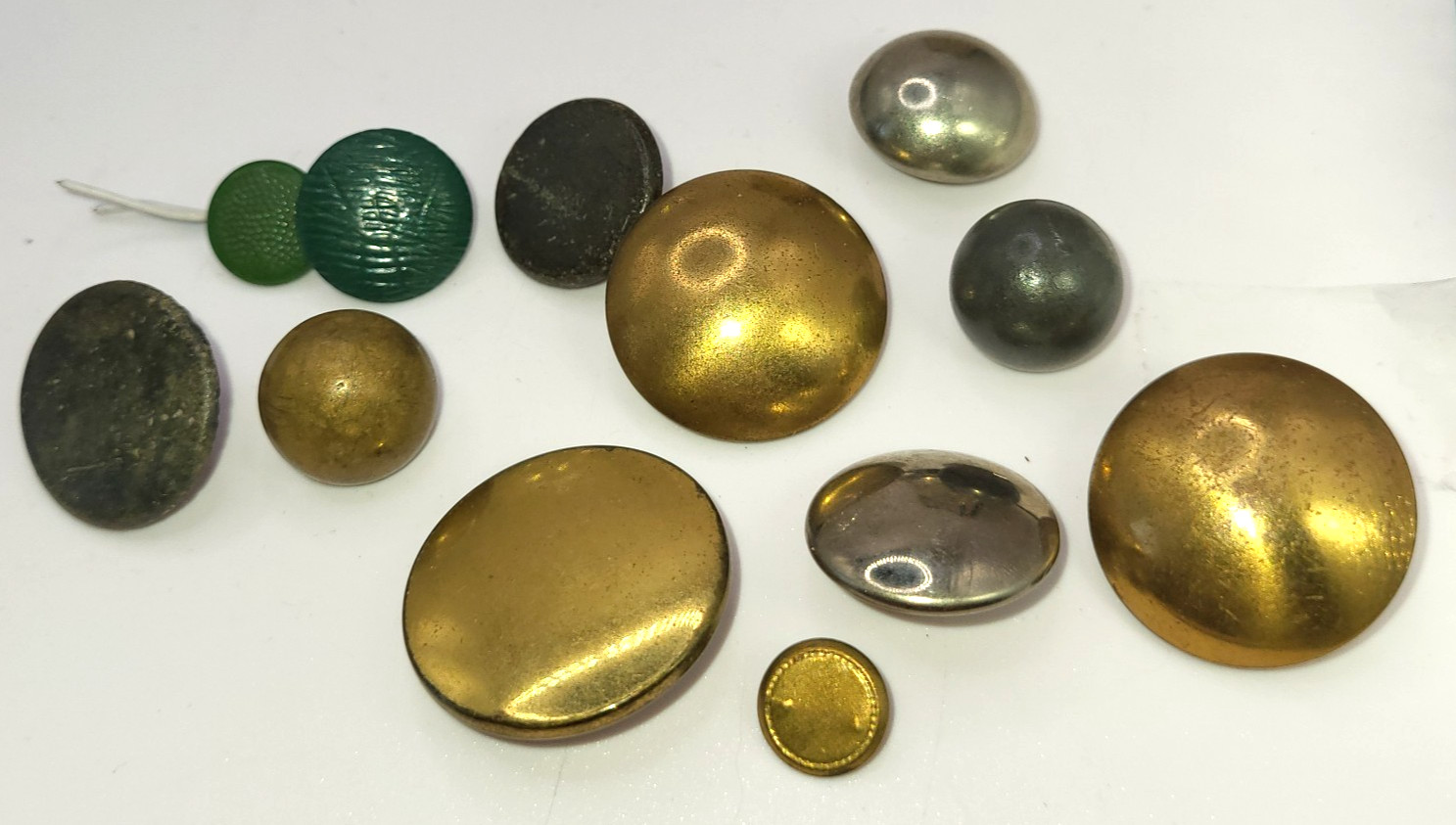 Vintage Sewing Buttons Mixed Lot Various Makers Paris Jacket Blouse Blaser