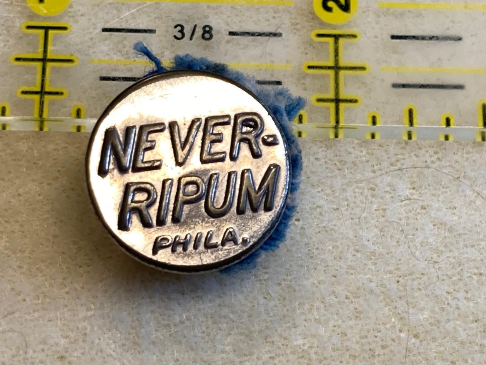 NEVER- RIPUM PHILA. Antique Jeans Rivet/ BUTTON Medium 5/8″