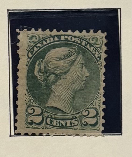 Canada Stamps Scott#36 Small Queens Used 2 cent