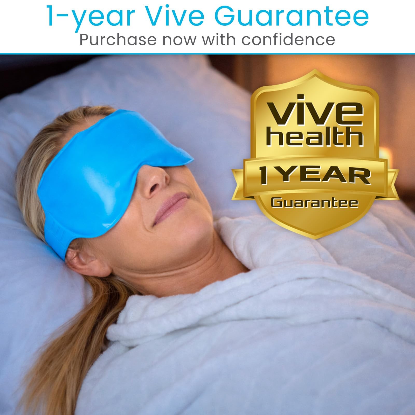 Artic Flex Heated & Cooling Eye Mask for Sleeping – Reusable Gel Ice Pack for Te