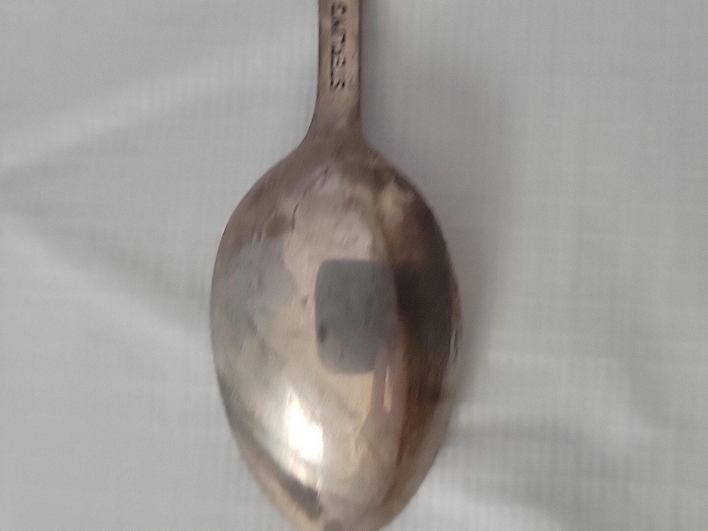 Sterling Silver Souvenir Spoon Siam Thailand India Bali Prayer Figure Vtg 4 3/8″