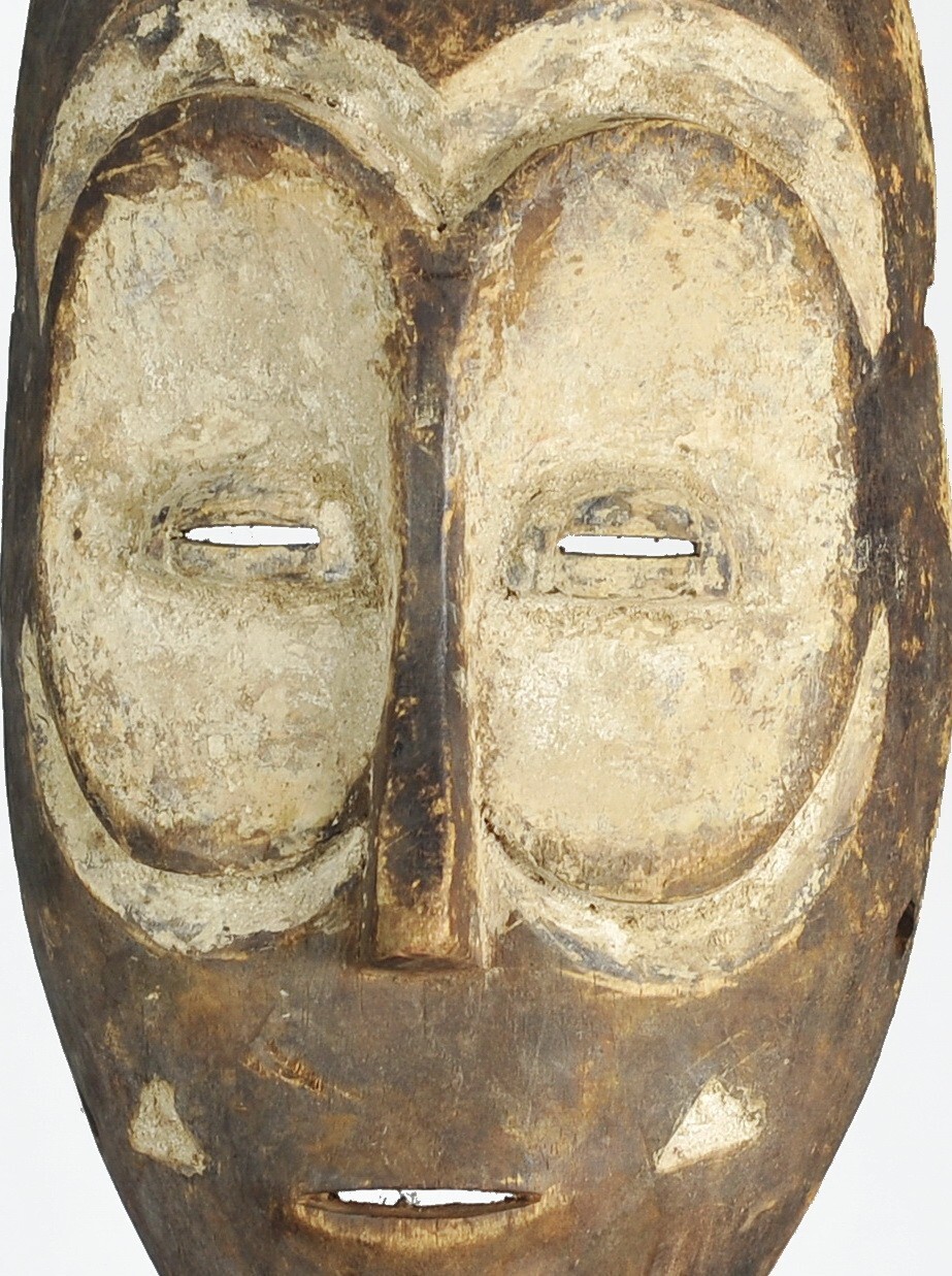 Large 15″ BEMBE Zoomorphic Owl Wood Mask Congo DRC African Tribal Art 1211