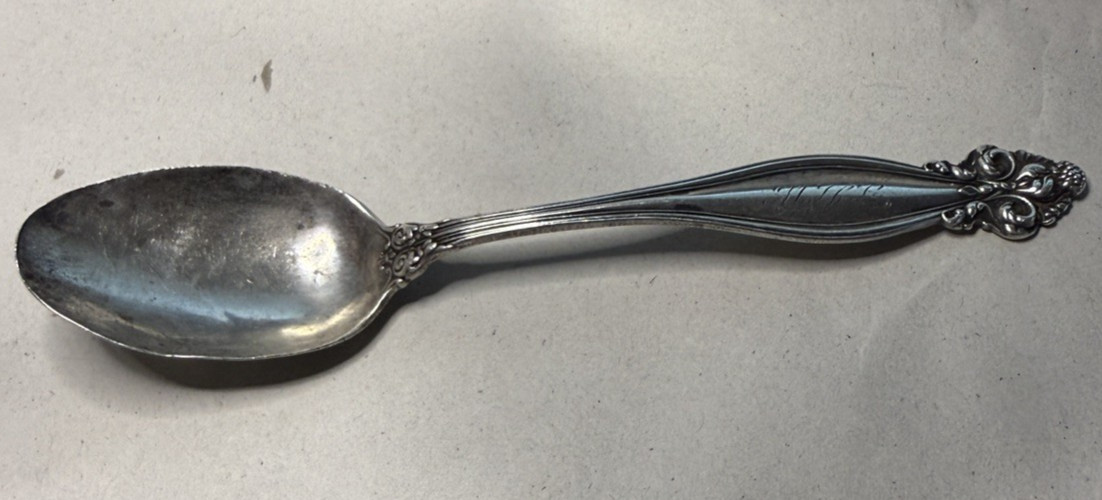 Sterling Silver Serving Sterling Spoon Antique approx. 60 Grams