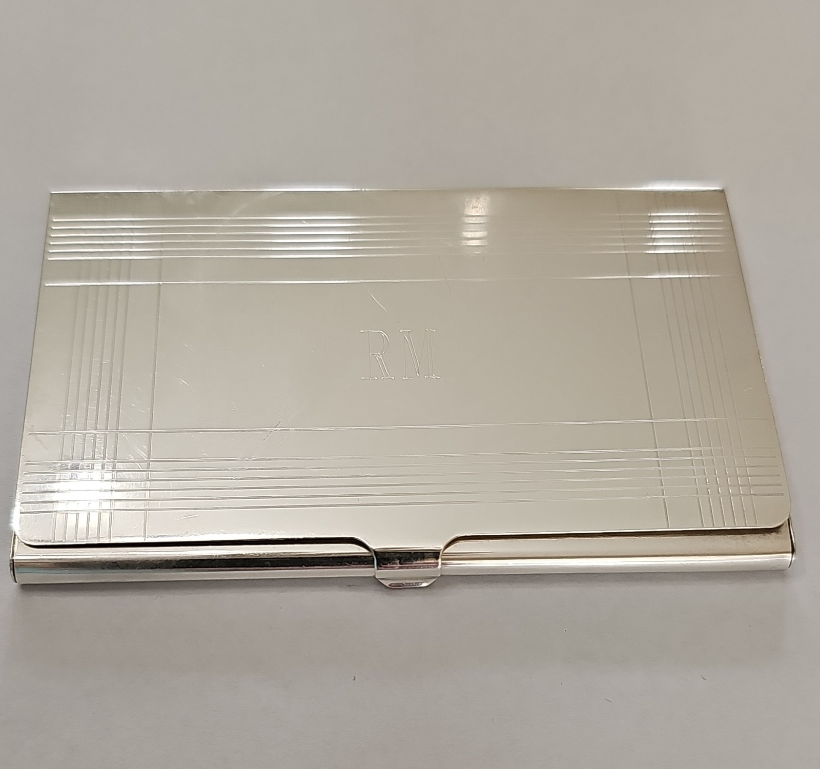 Tiffany & Co. Sterling Silver .925 Art Deco Card Case Post-1940