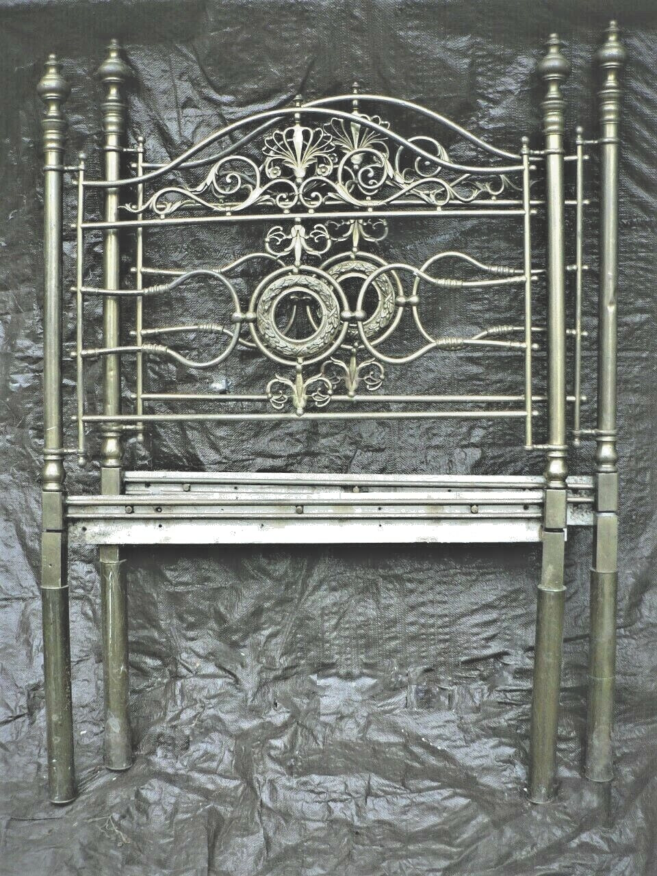 Antique Lavish Pair Brass Bed Twin Bed Head Boards Spectacular Local Pickup Only