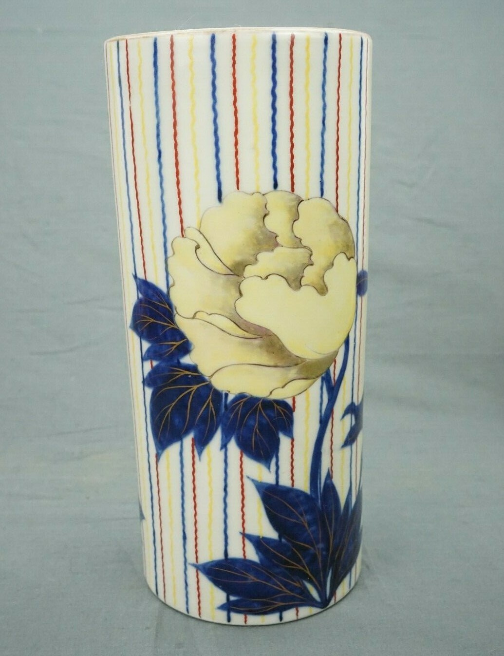 Japanese Imari Meiji Signed Koransha Porcelain Vase 10 3/4 inches