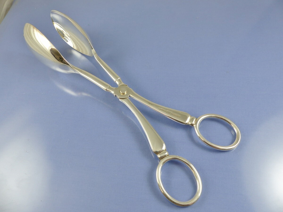 PLAIN OLD ENGLISH SALAD SERVING TONGS by TRICKETT SHEFFIELD