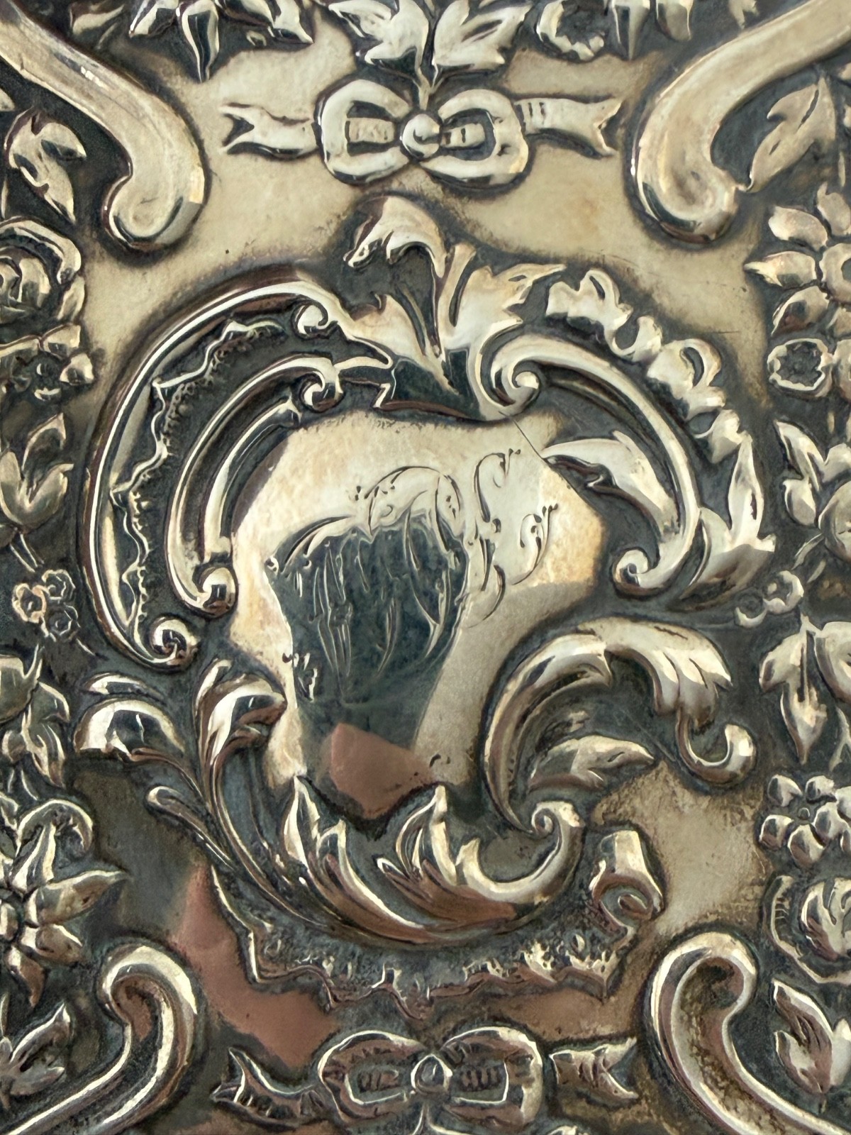 William Commyns and sons silver tea caddy