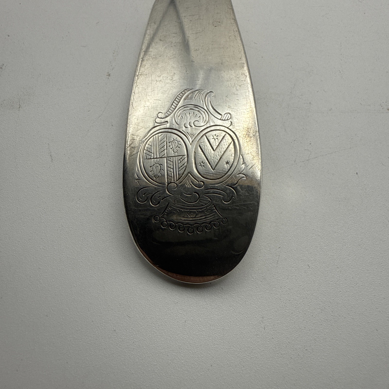 Vtg Gorham EP Reproduction “Rochambeau to Lt Gov J Bowen 1780”Serving Spoon 10.5