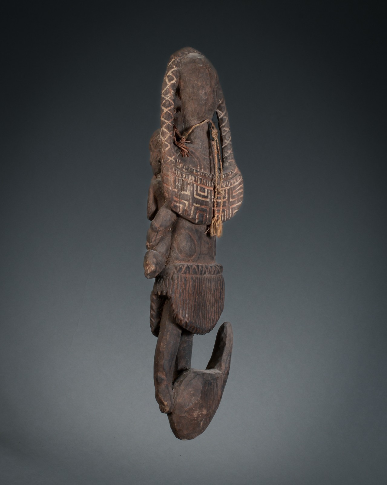BASKET HOOK, Mother and Child, Kambot Village, Keram River East Sepik Province.