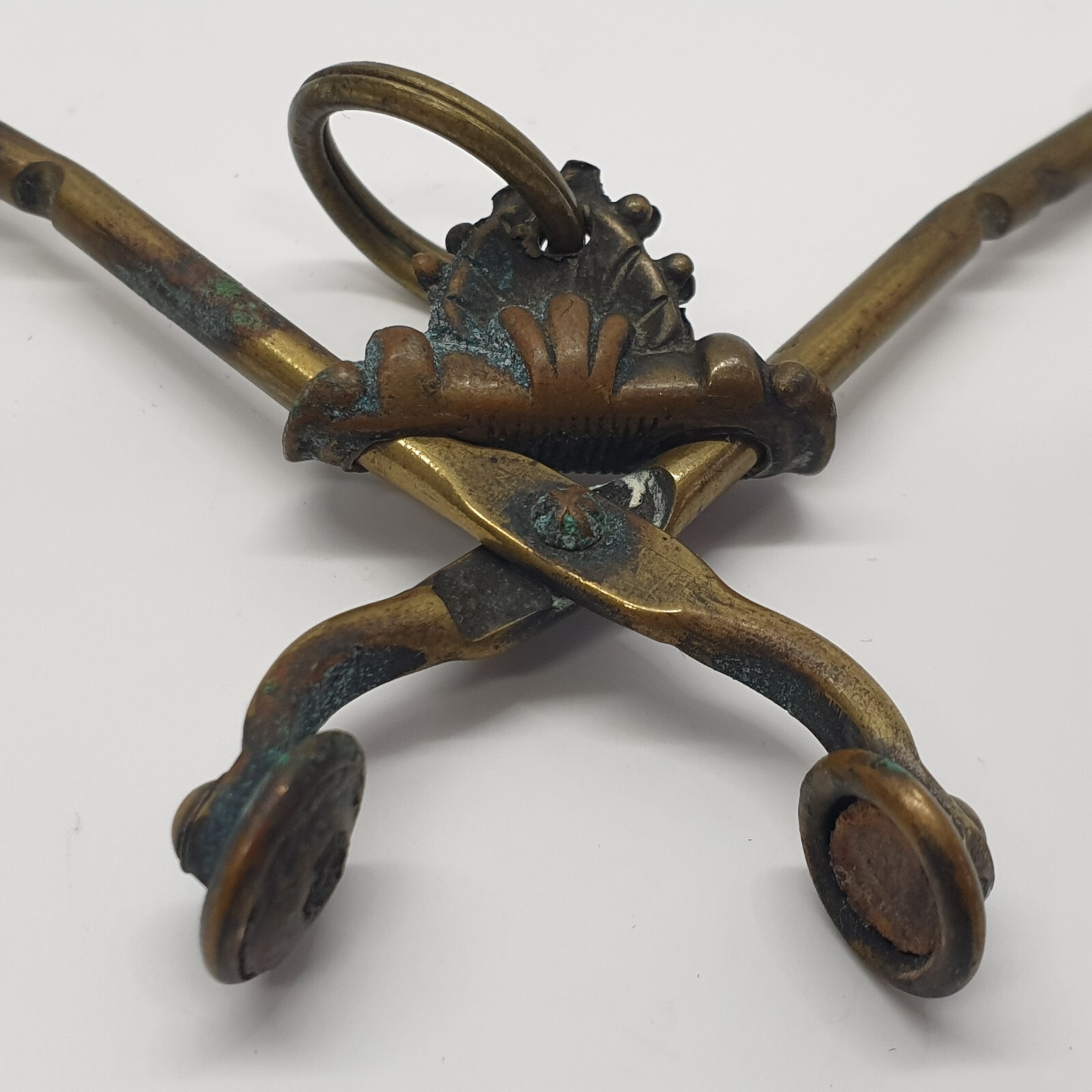 Antique Victorian Skirt Lifter Brass Fyfe Patent Shell Design