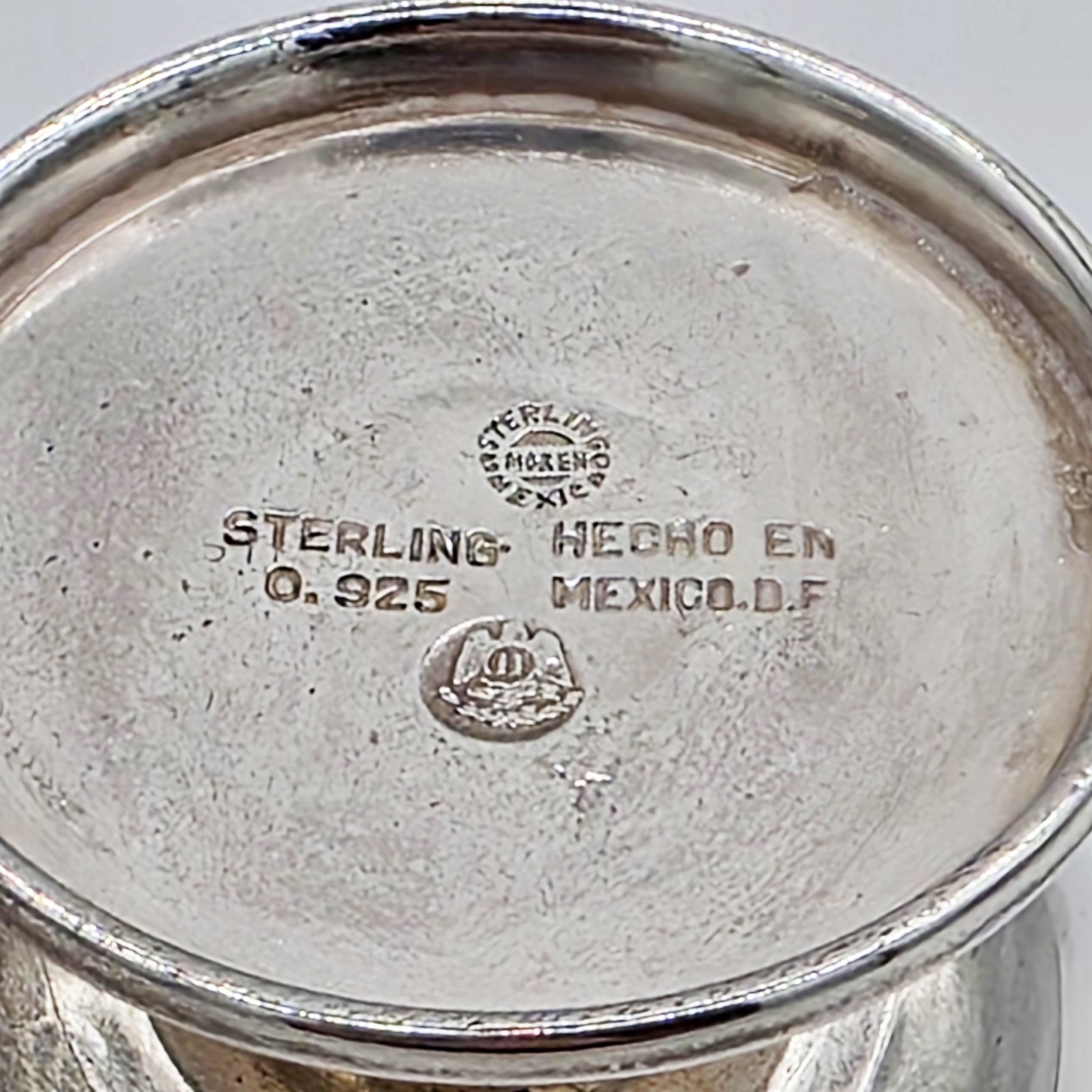 Gonzalo Moreno Mexican Sterling Silver Helmet Creamer Hecho en Mexico 0.925