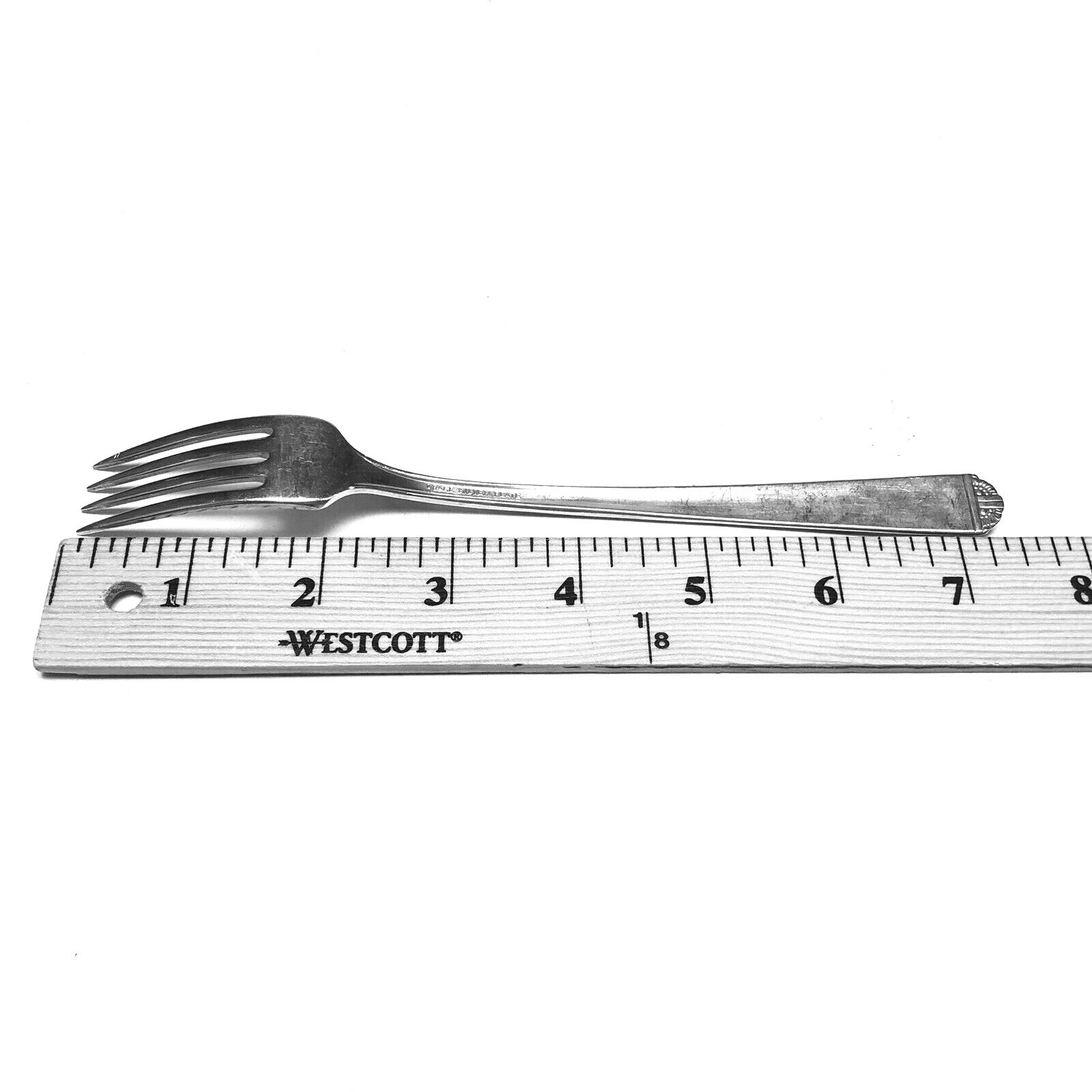 Oneida Silverplate Grille Fork Oakleigh Royal York Tudor Plate 7 1/2