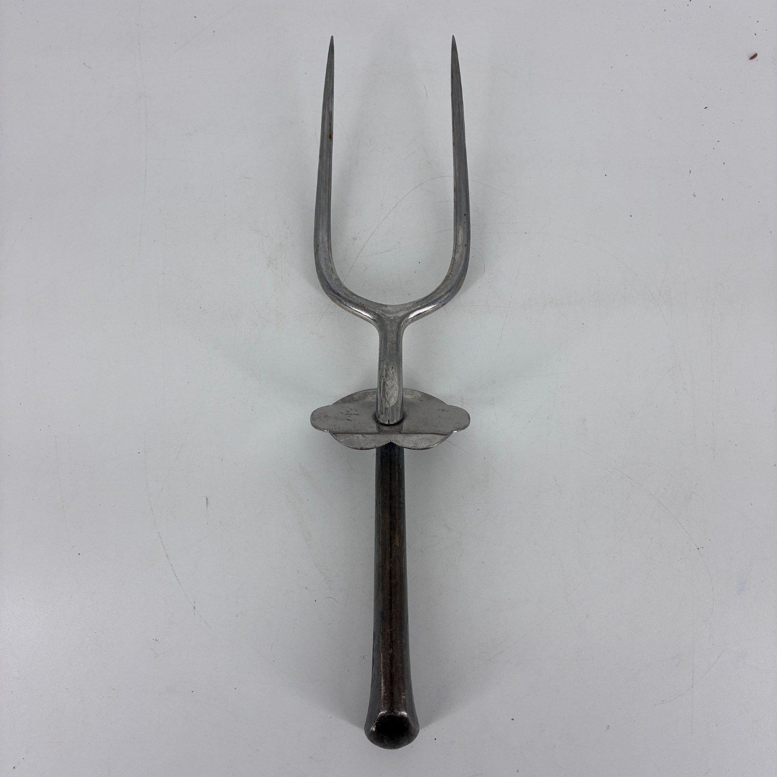 VTG 1847 Rogers Bros Silverplate Meat Carving Serving Fork Tine Wide Italy