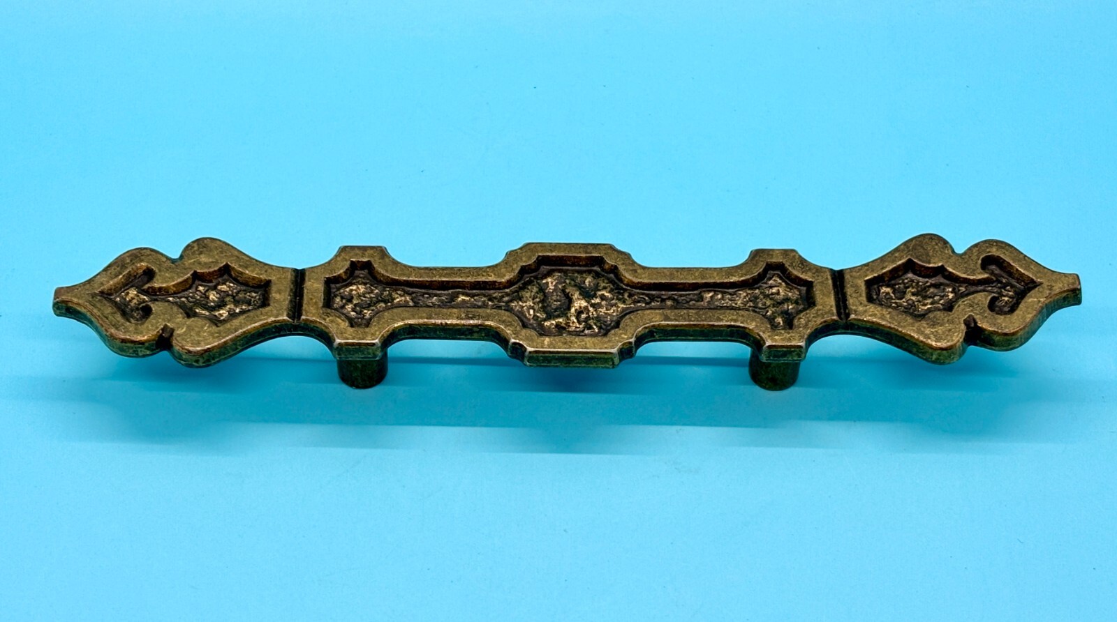 Brass Mid Century Modern MCM Vintage Hardware Cabinet Handle Drawer Door Pull