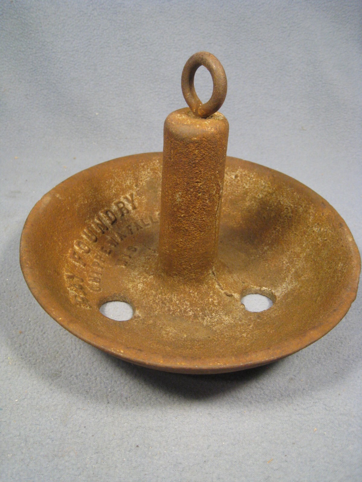 Rare Vintage Chippewa Falls WIS. Ray Foundry Boat Anchor 6 Lb. 5 Oz.