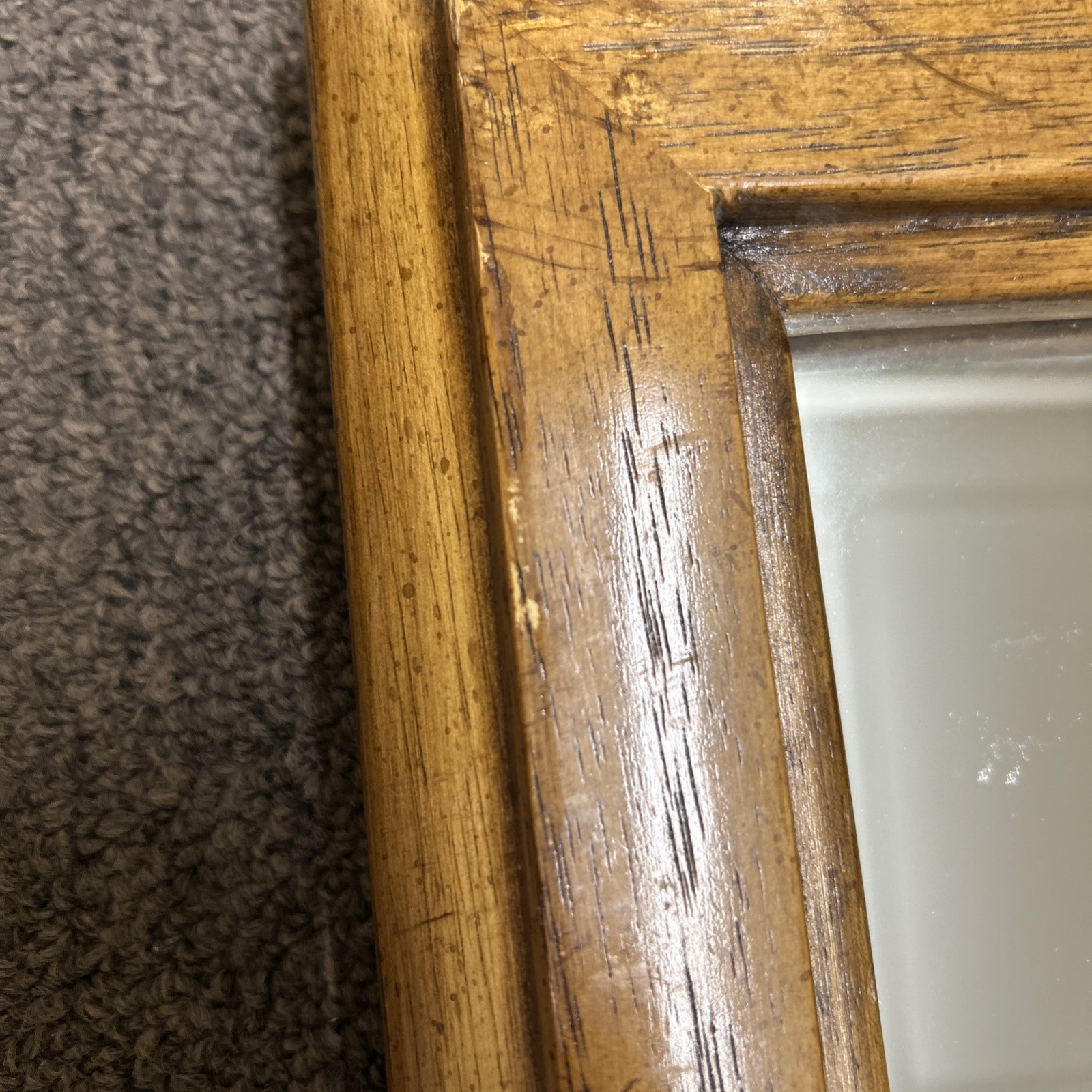 Drexel Heritage 46-25 Framed Beveled Mirror 1978